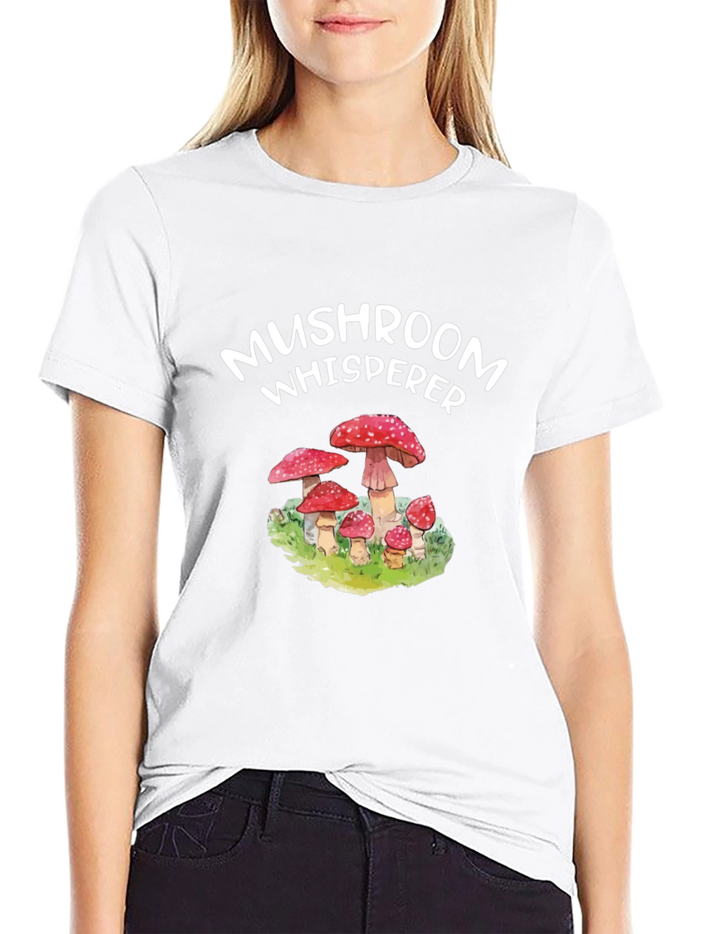 Mushroom Whisperer Graphic Tee - Fun Nature Lover Shirt