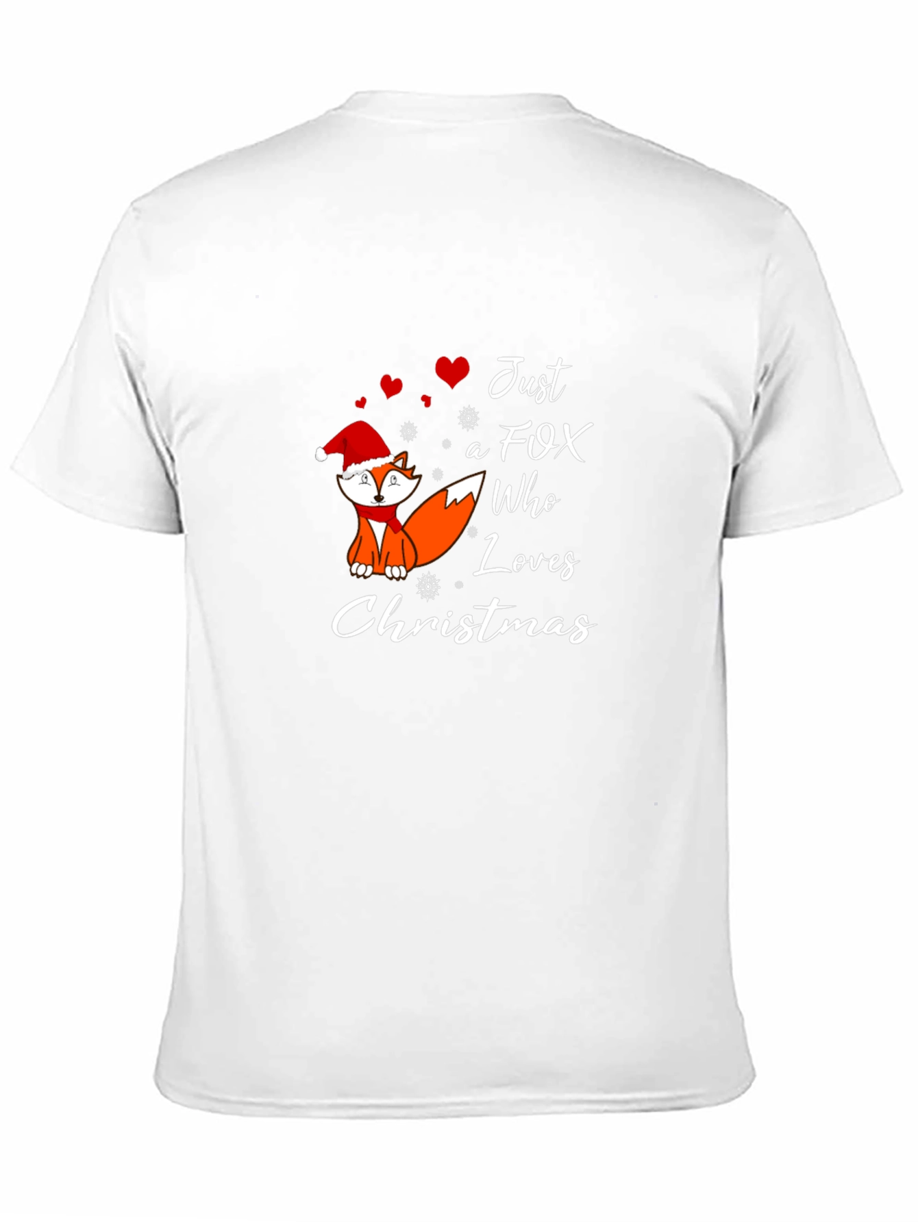 Just A Fox Who Loves Christmas T-Shirt