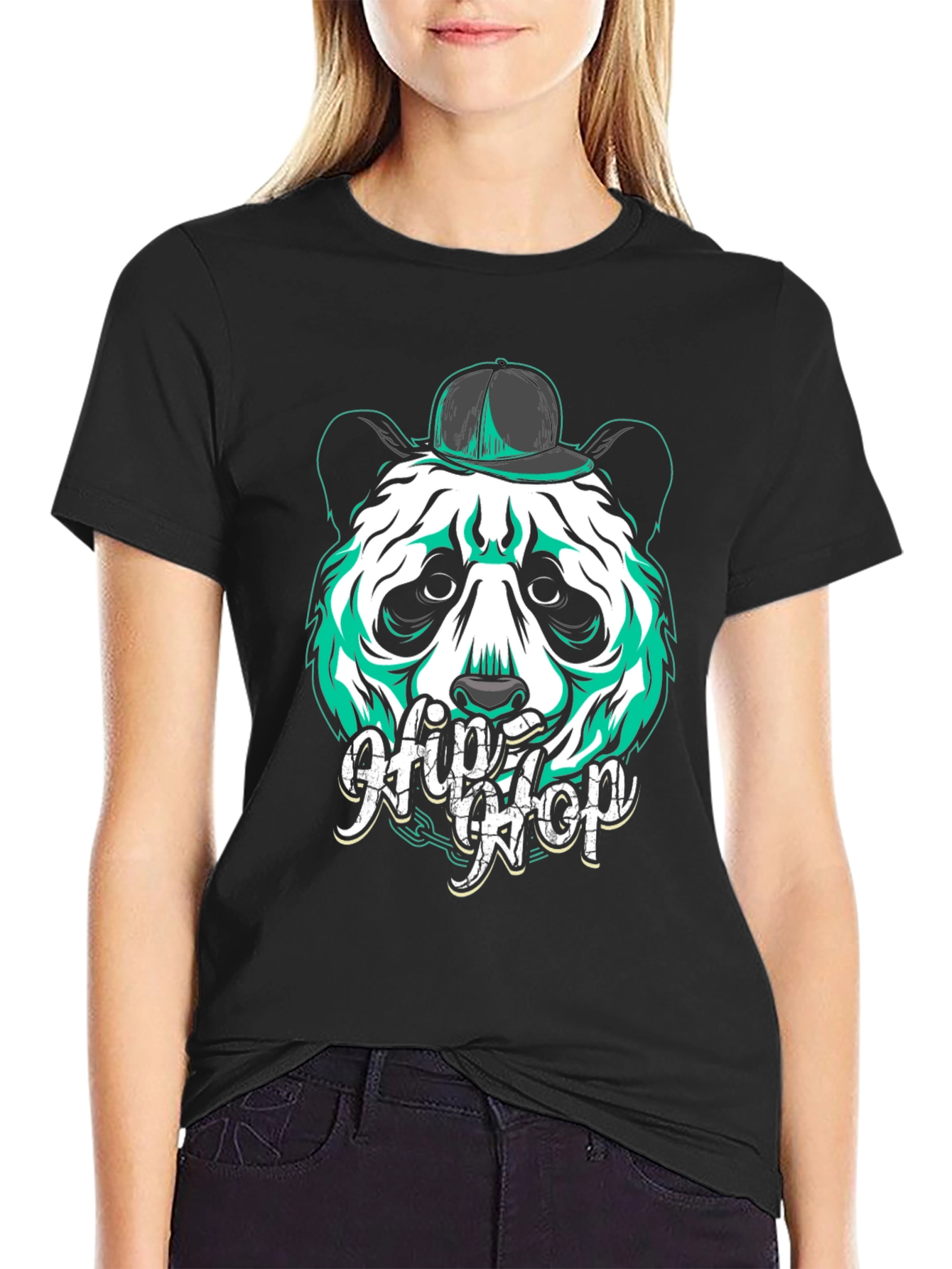 Hip Hop Panda Graphic Tee