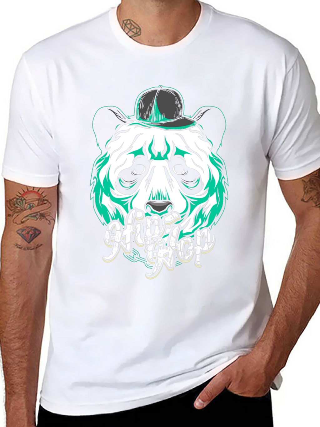 Hip Hop Panda Graphic Tee