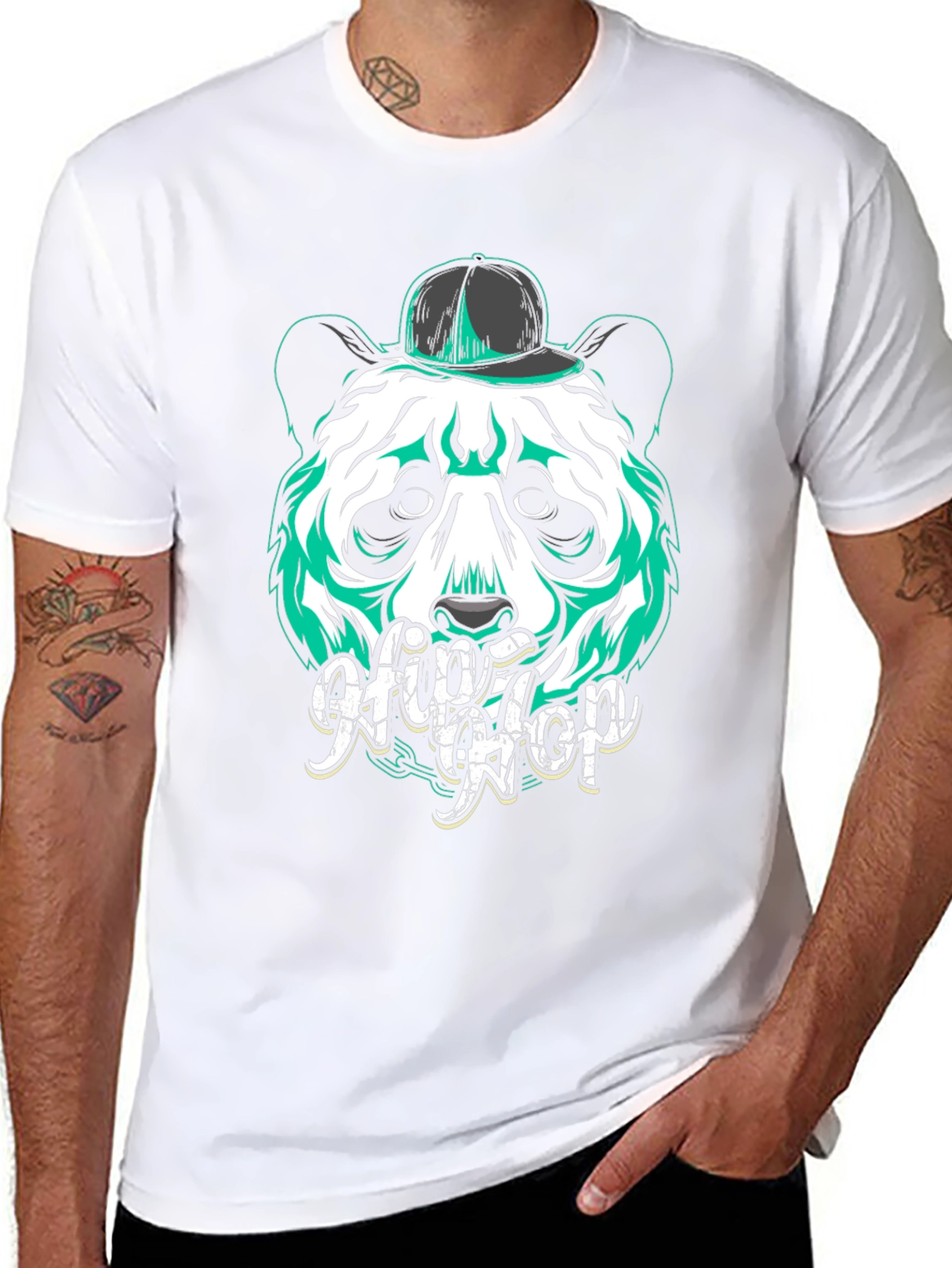 Hip Hop Panda Graphic Tee