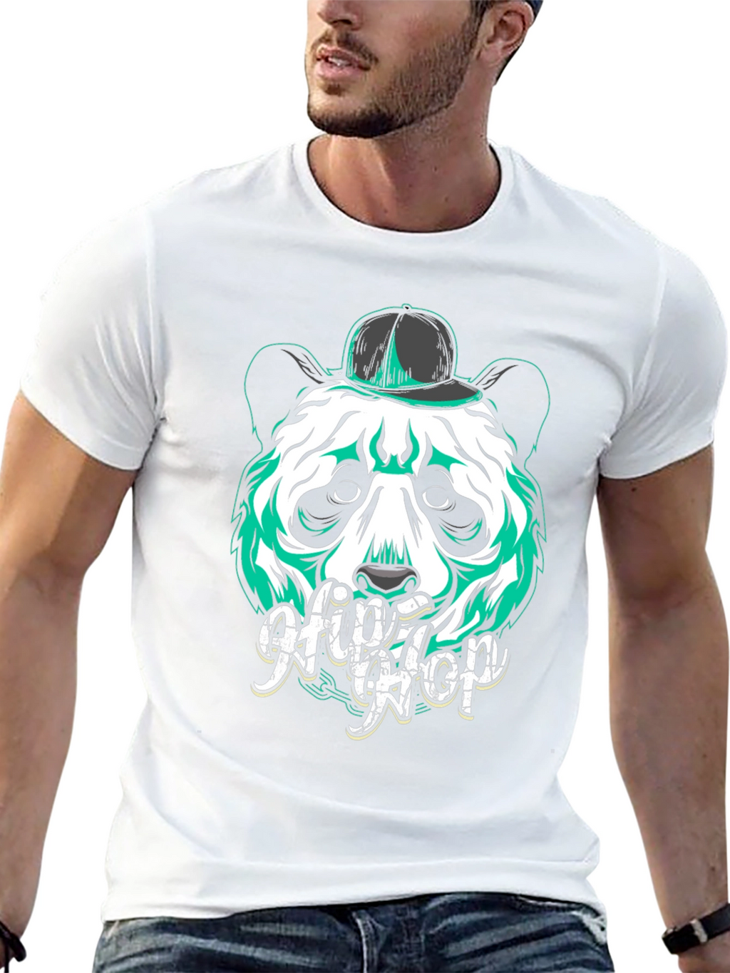 Hip Hop Panda Graphic Tee