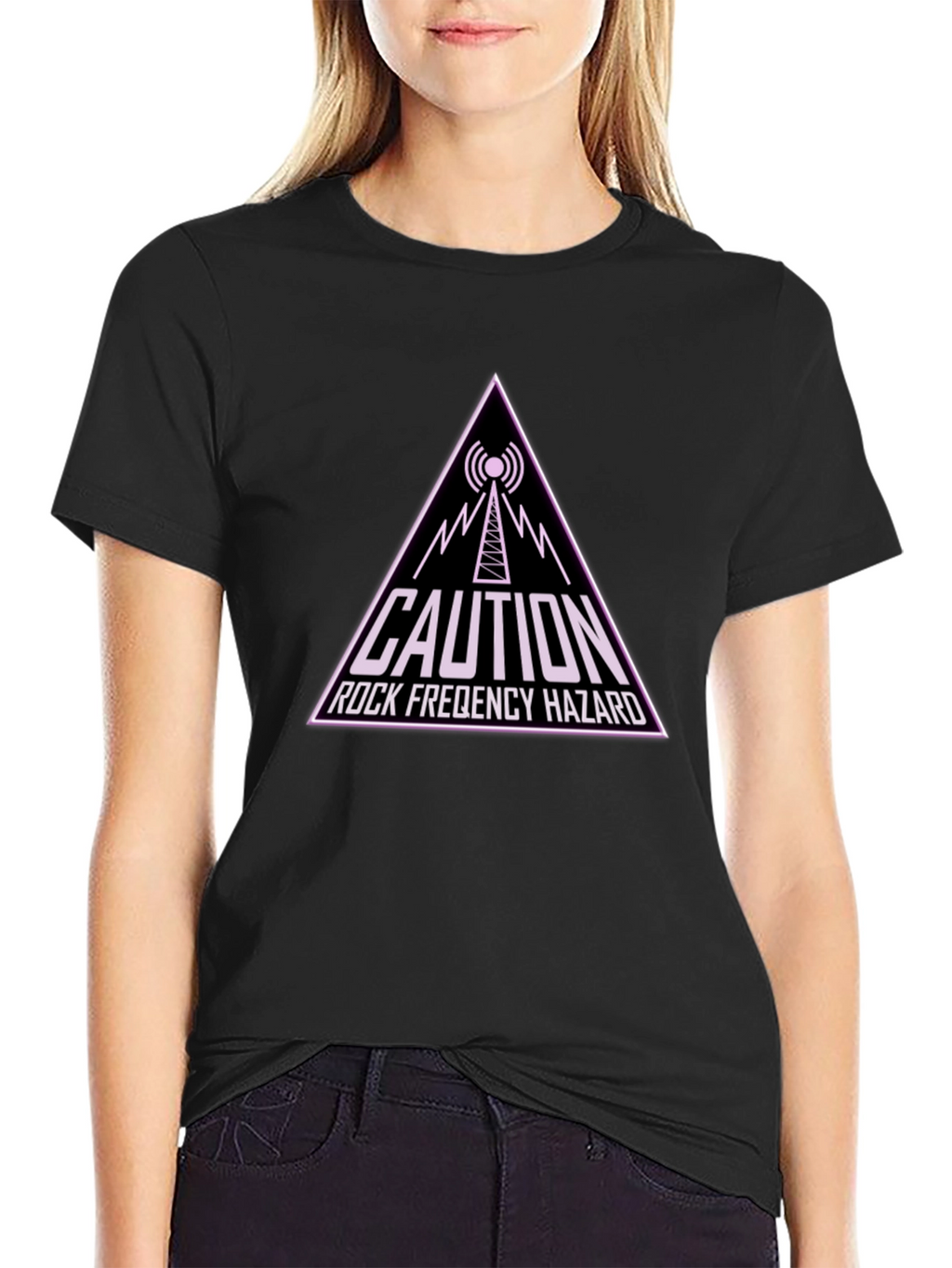 Caution Rock Frequency Hazard T-Shirt