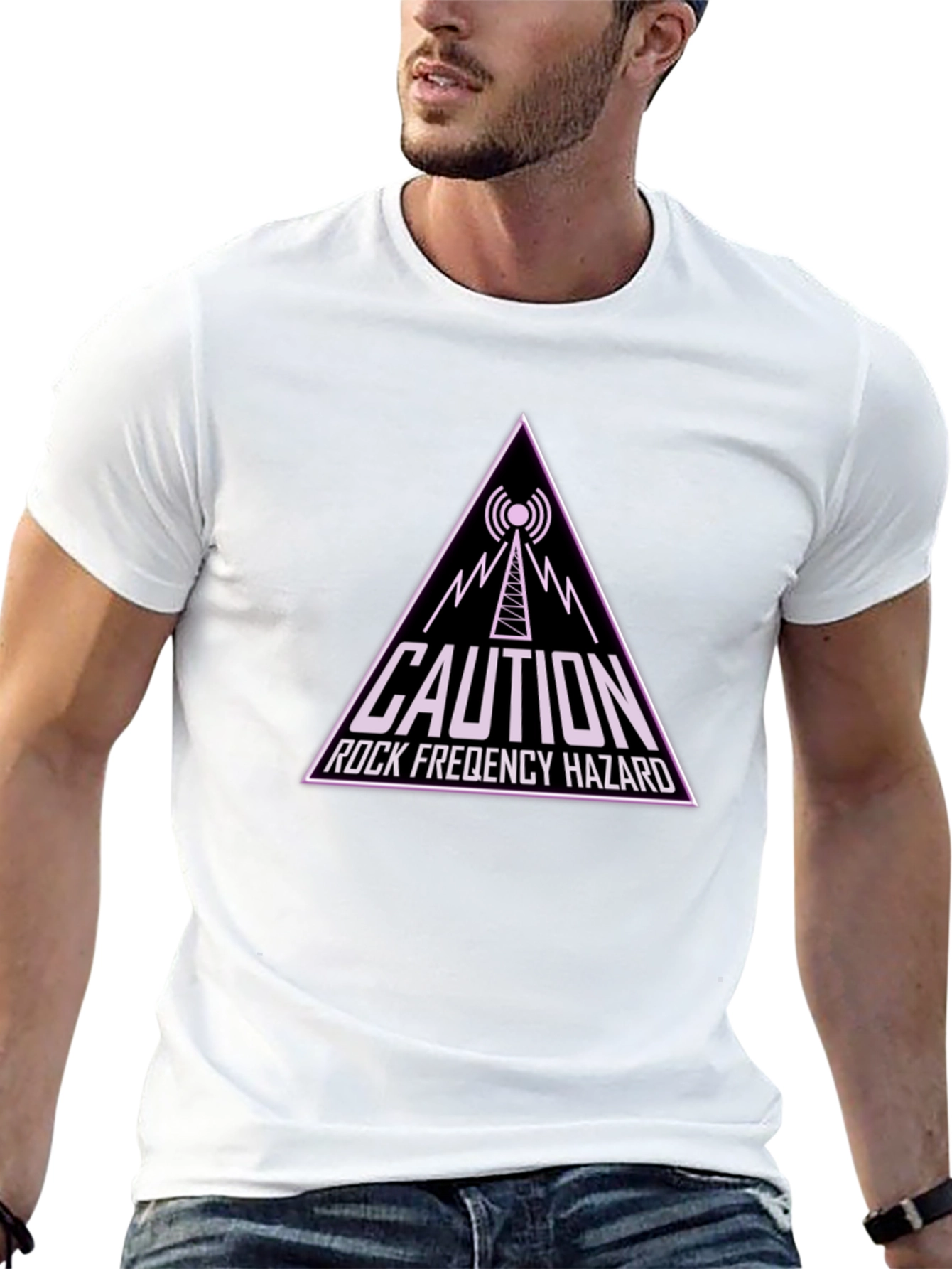 Caution Rock Frequency Hazard T-Shirt