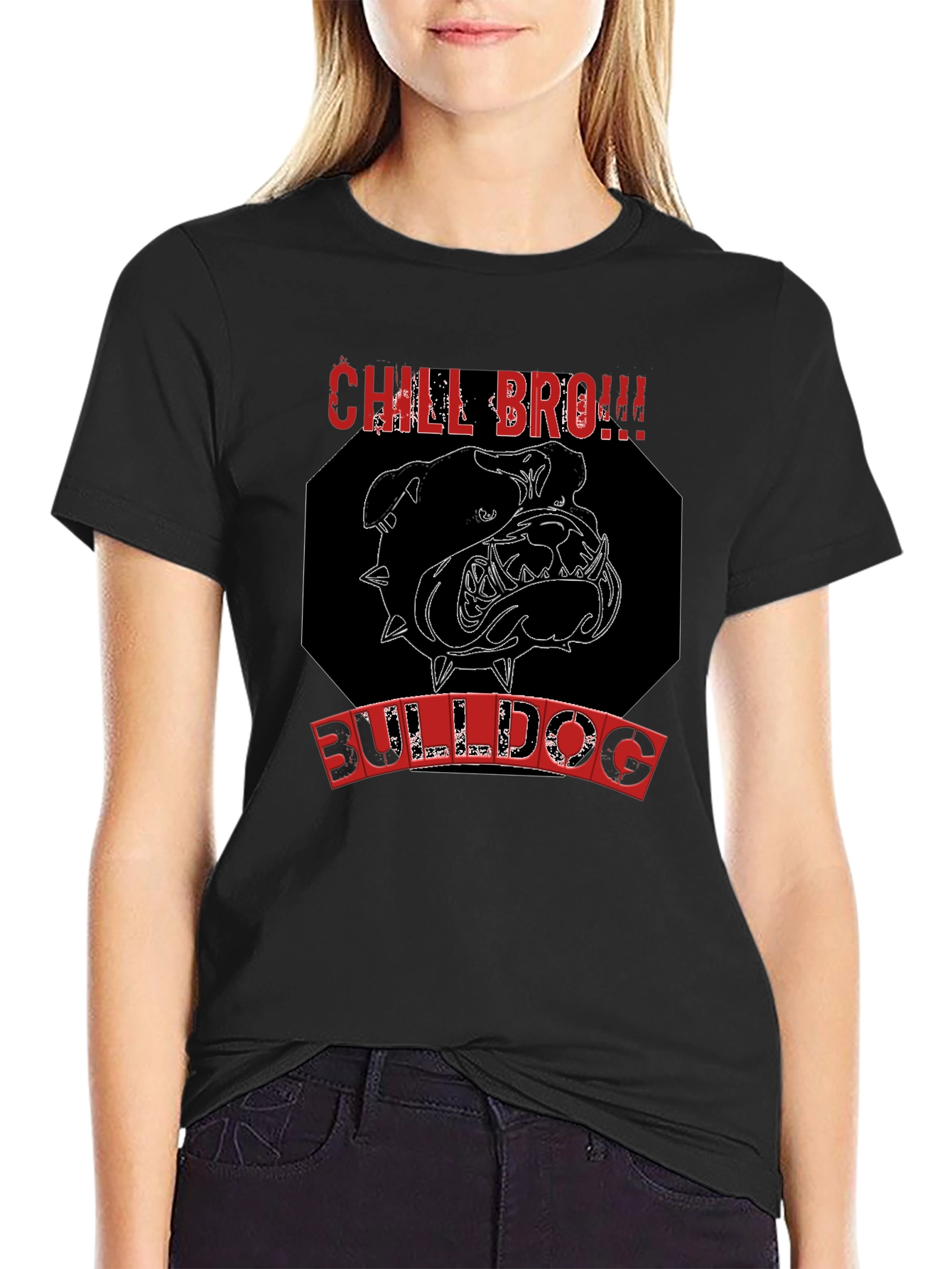 Chill Bro Bulldog Graphic Tee