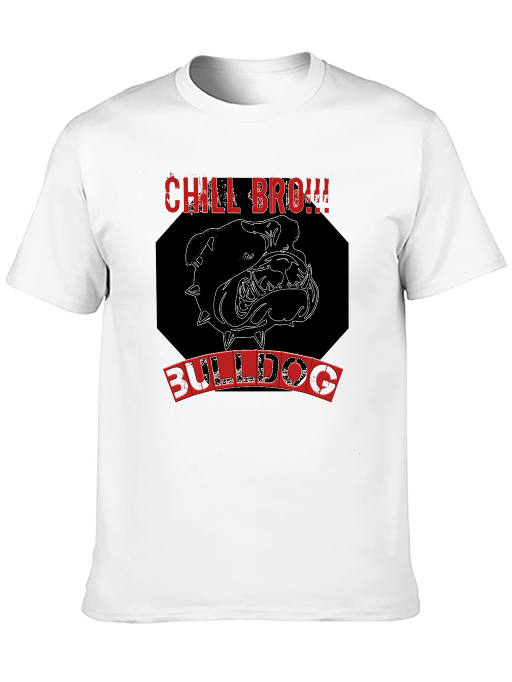 Chill Bro Bulldog Graphic Tee