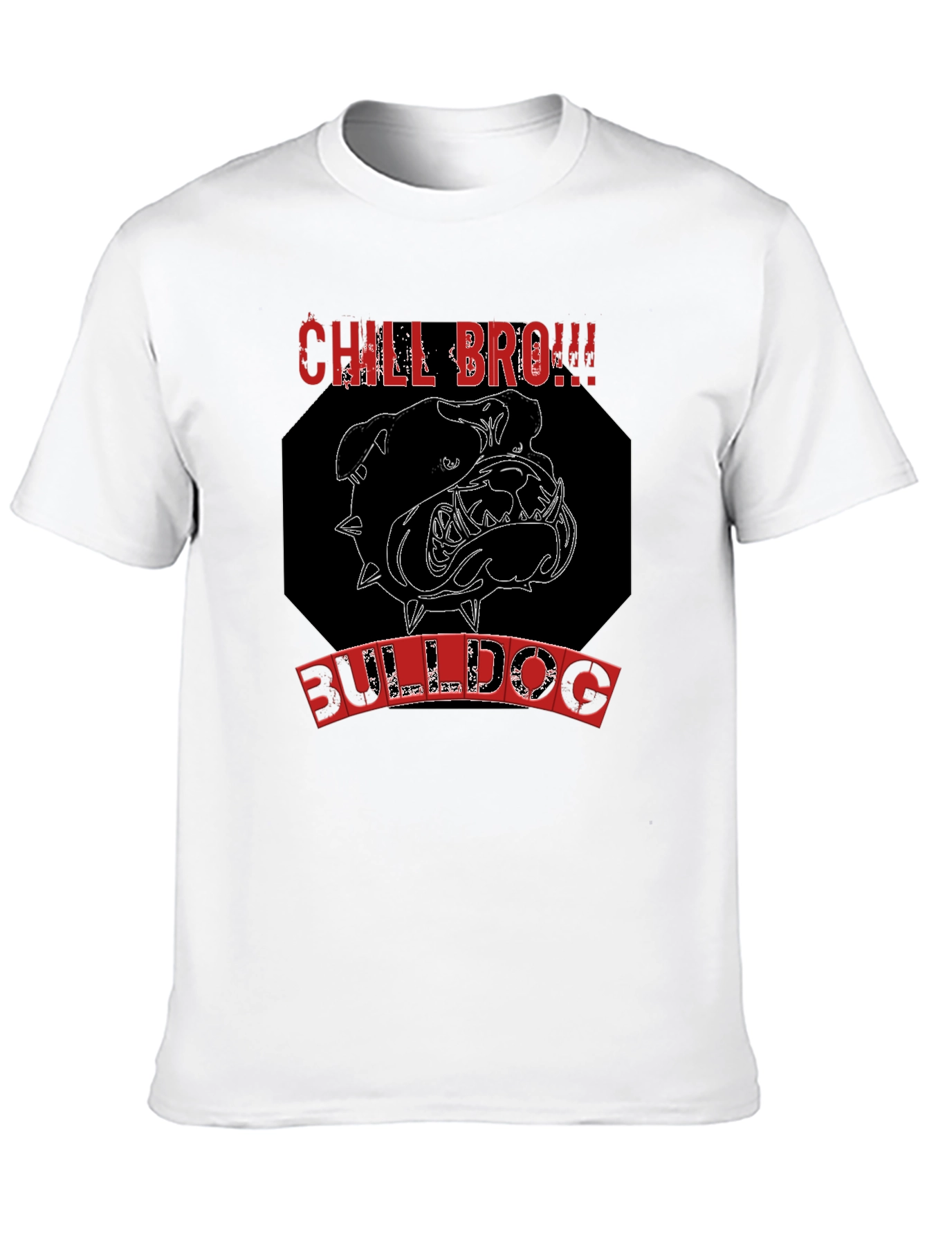 Chill Bro Bulldog Graphic Tee
