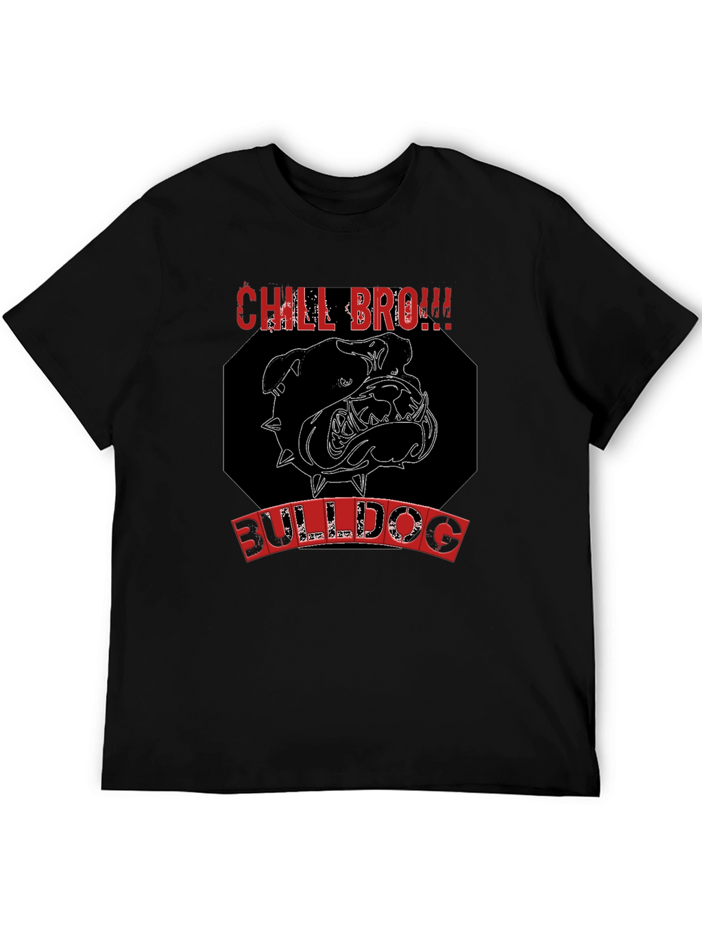 Chill Bro Bulldog Graphic Tee