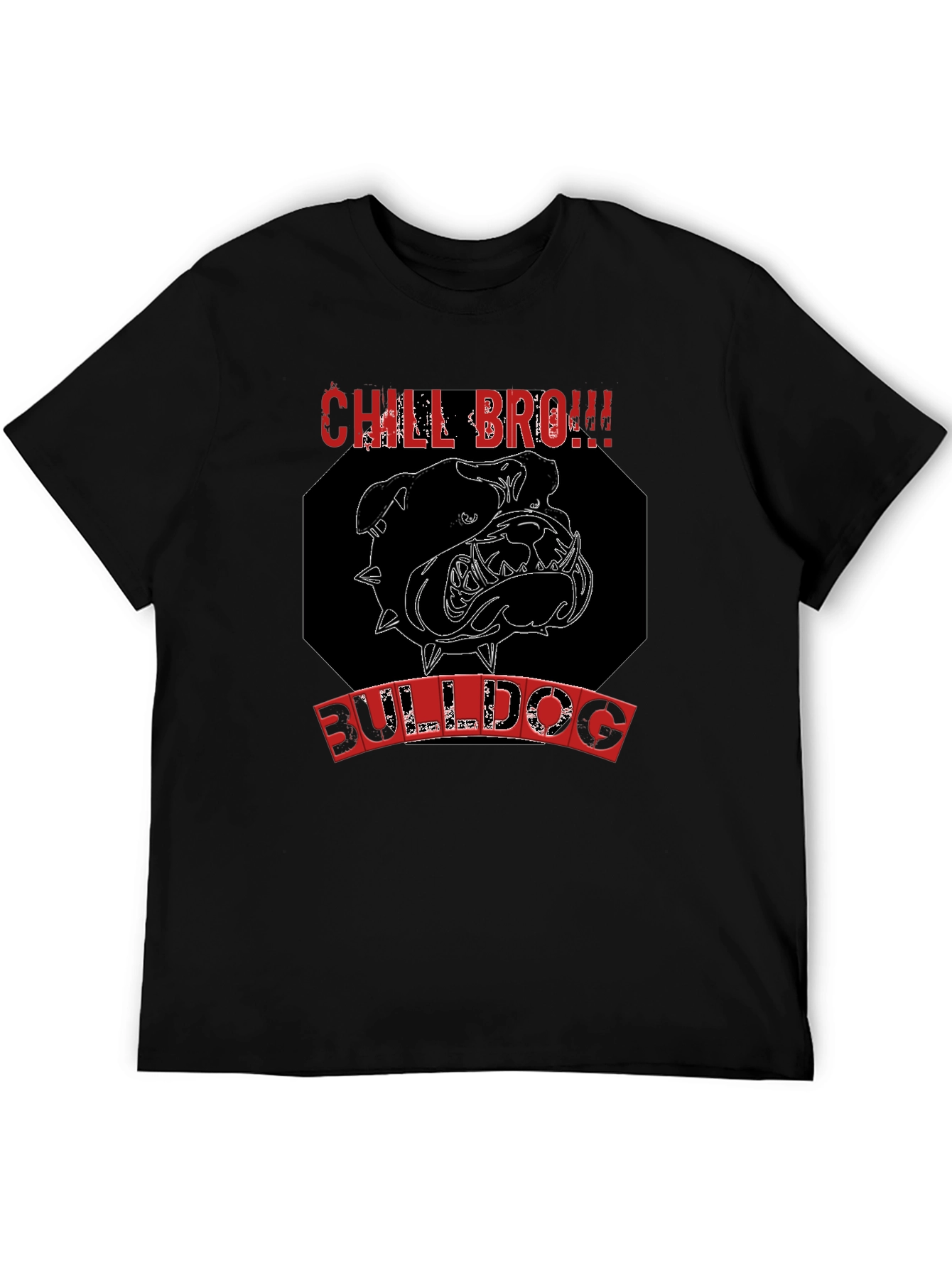 Chill Bro Bulldog Graphic Tee