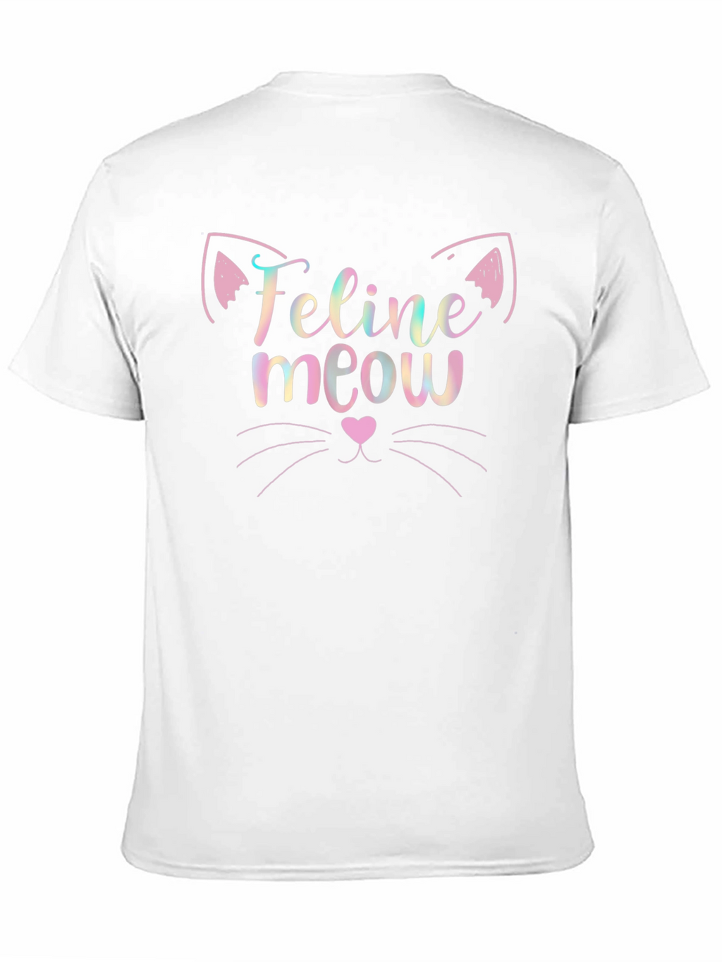 Feline Meow Graphic Tee - Soft Cotton Blend