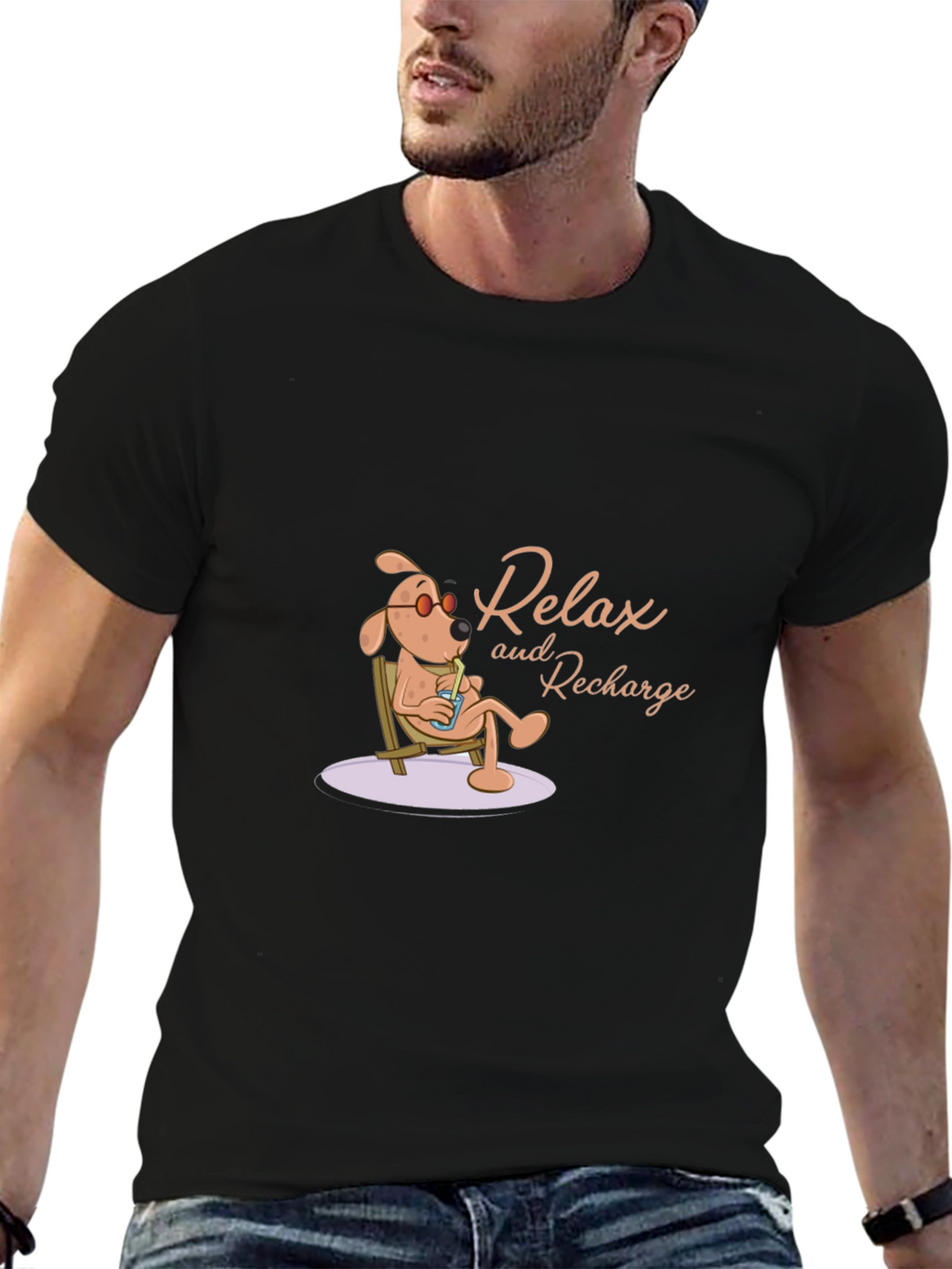 Relax and Recharge Graphic T-Shirt