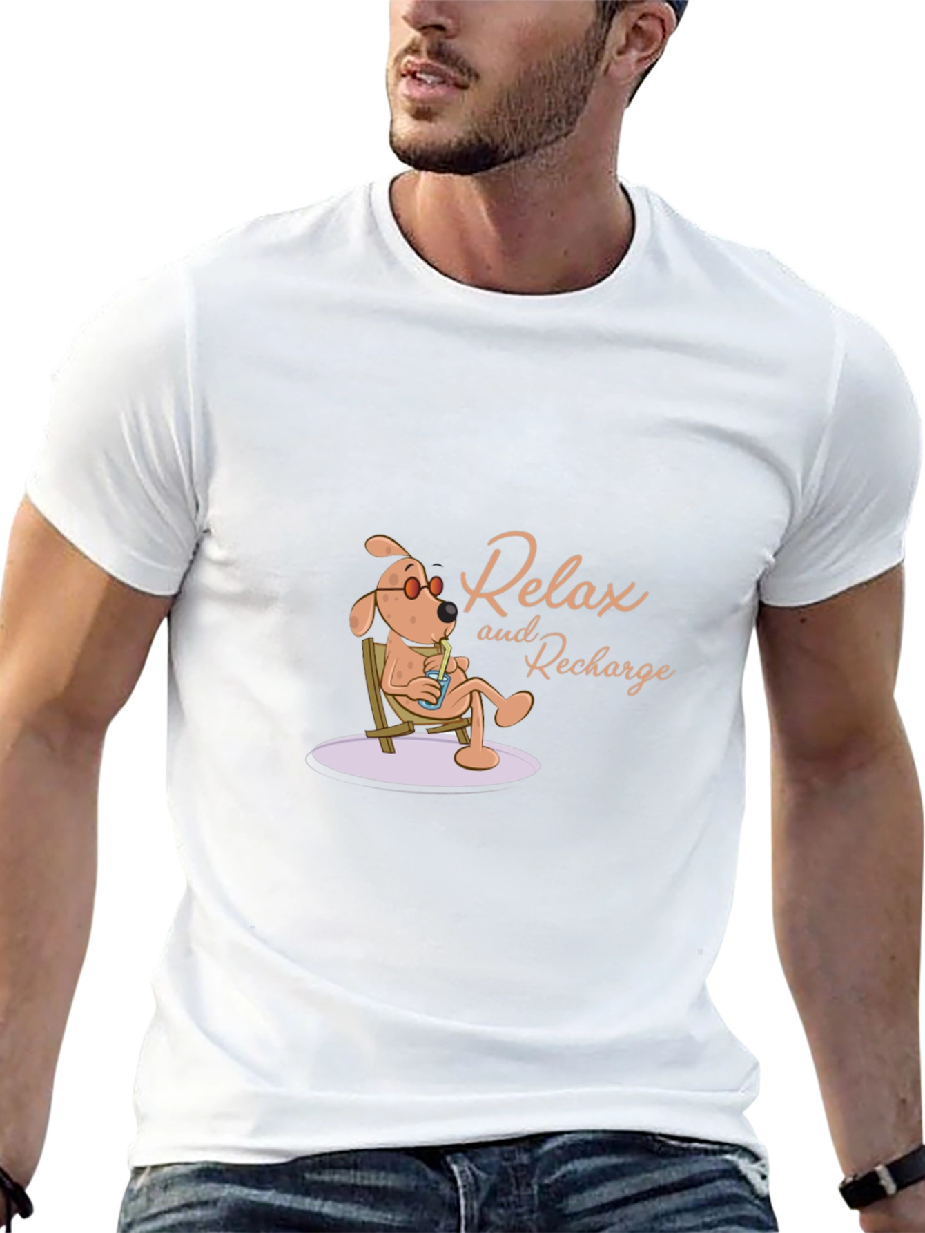 Relax and Recharge Graphic T-Shirt