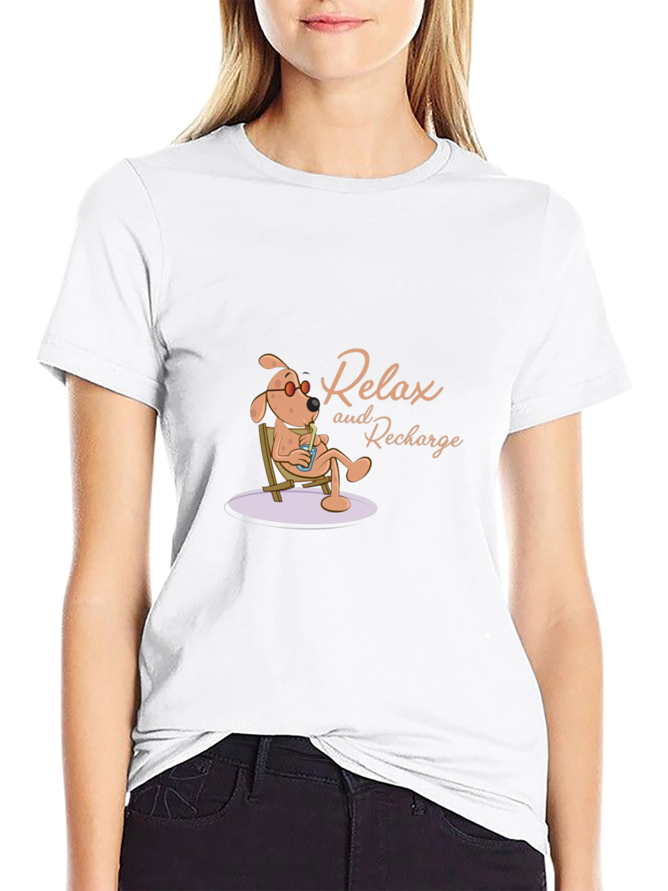 Relax and Recharge Graphic T-Shirt