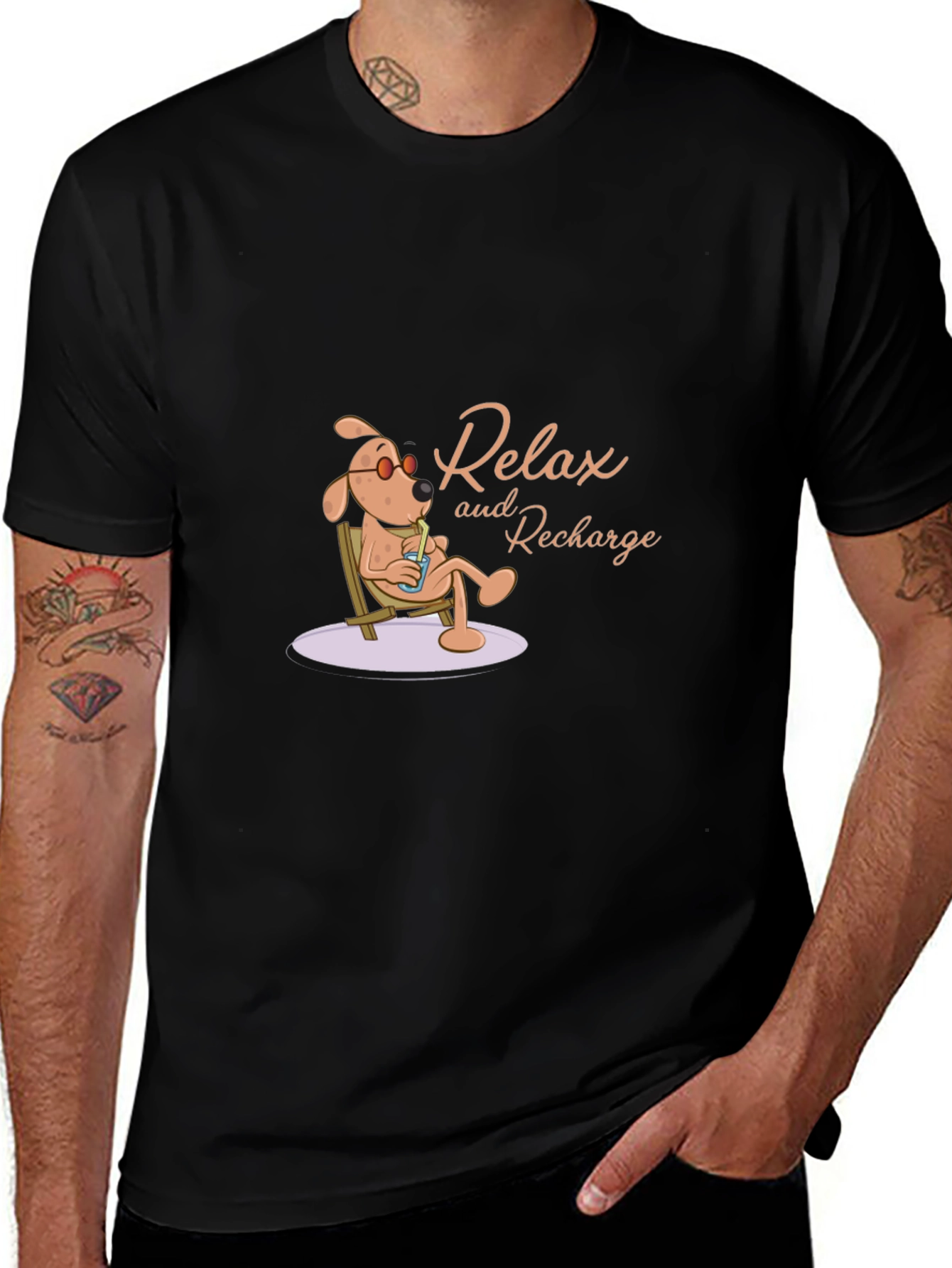Relax and Recharge Graphic T-Shirt