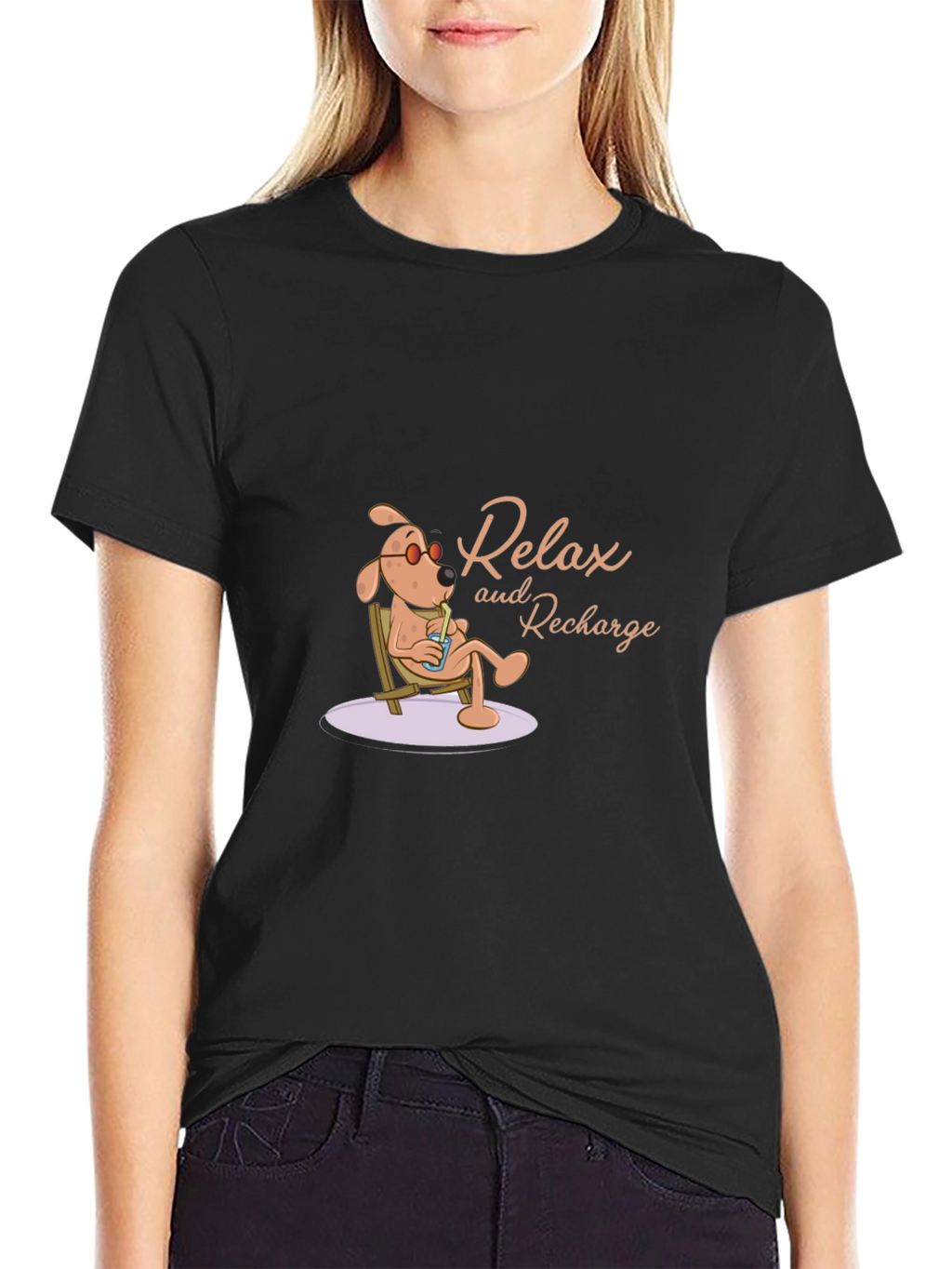 Relax and Recharge Graphic T-Shirt