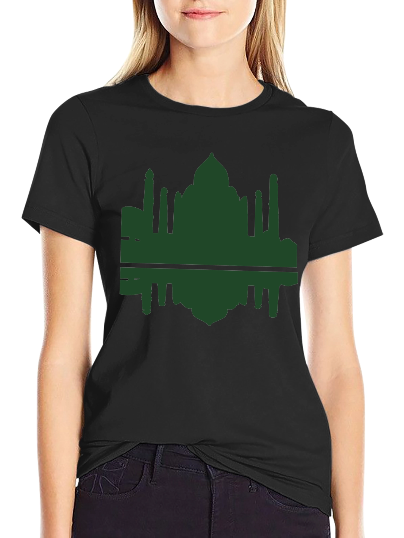 Taj Mahal Silhouette Graphic Tee