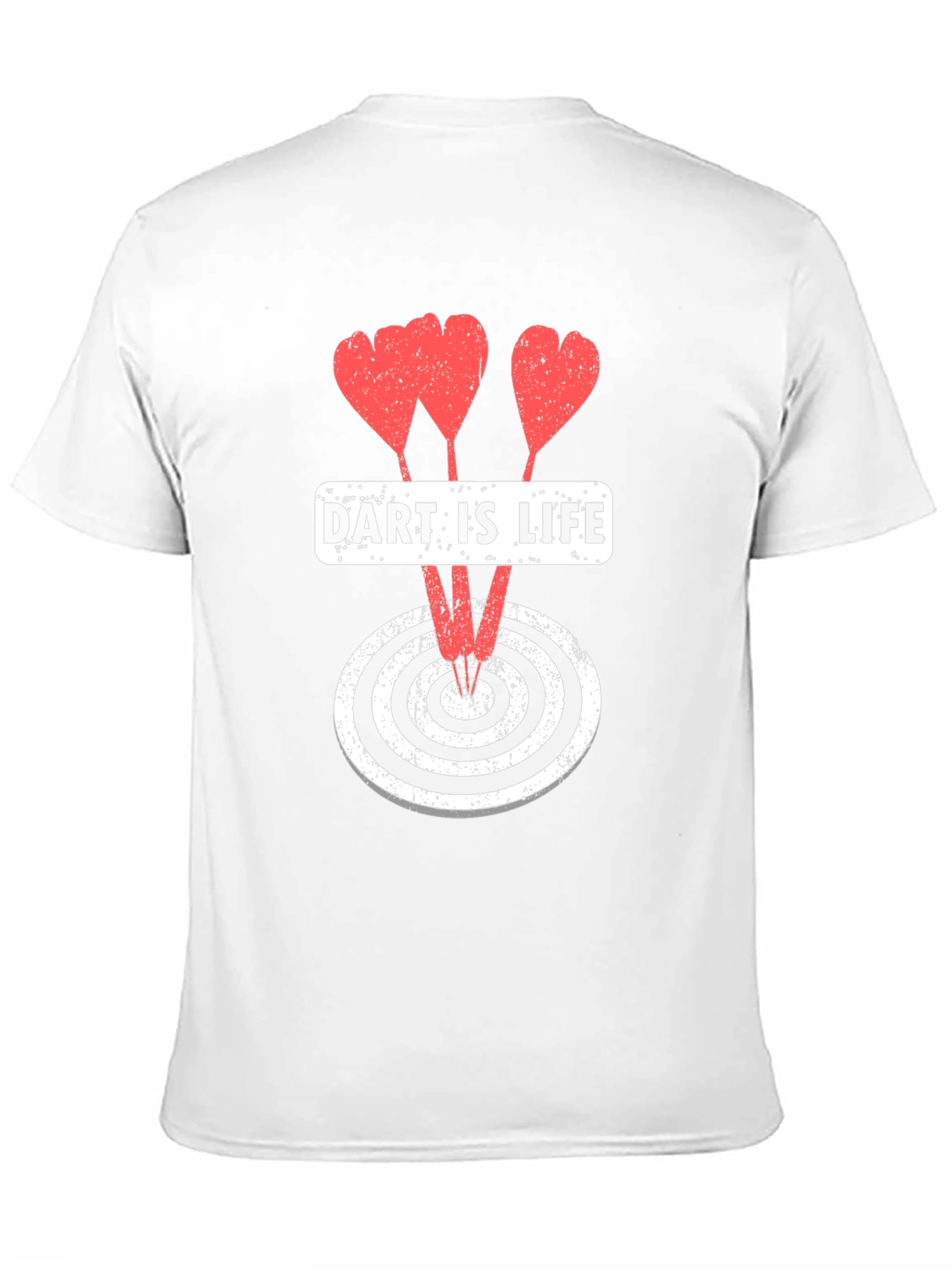 Dart Is Life Graphic Tee - Casual Black T-Shirt