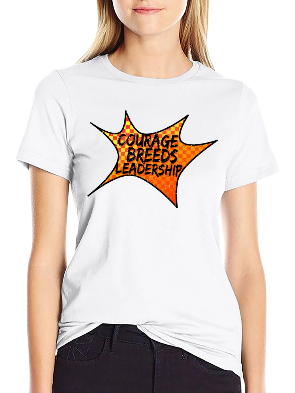 Courage Breeds Leadership Graphic Tee