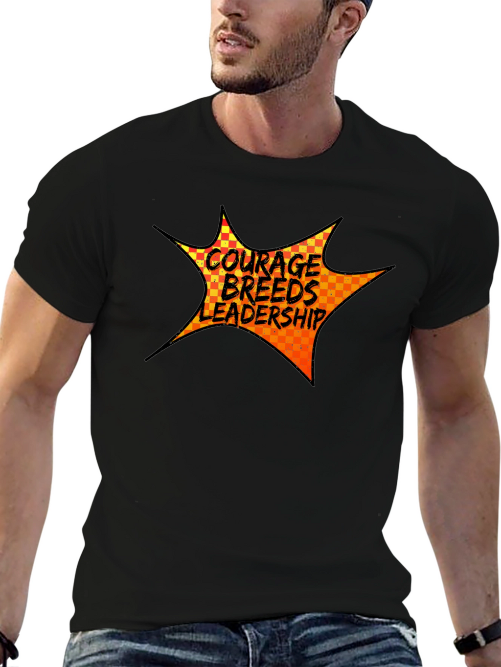 Courage Breeds Leadership Graphic Tee