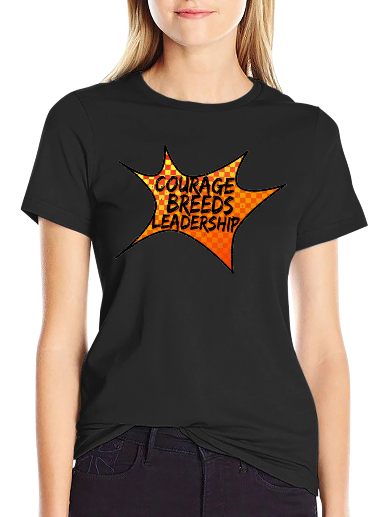 Courage Breeds Leadership Graphic Tee