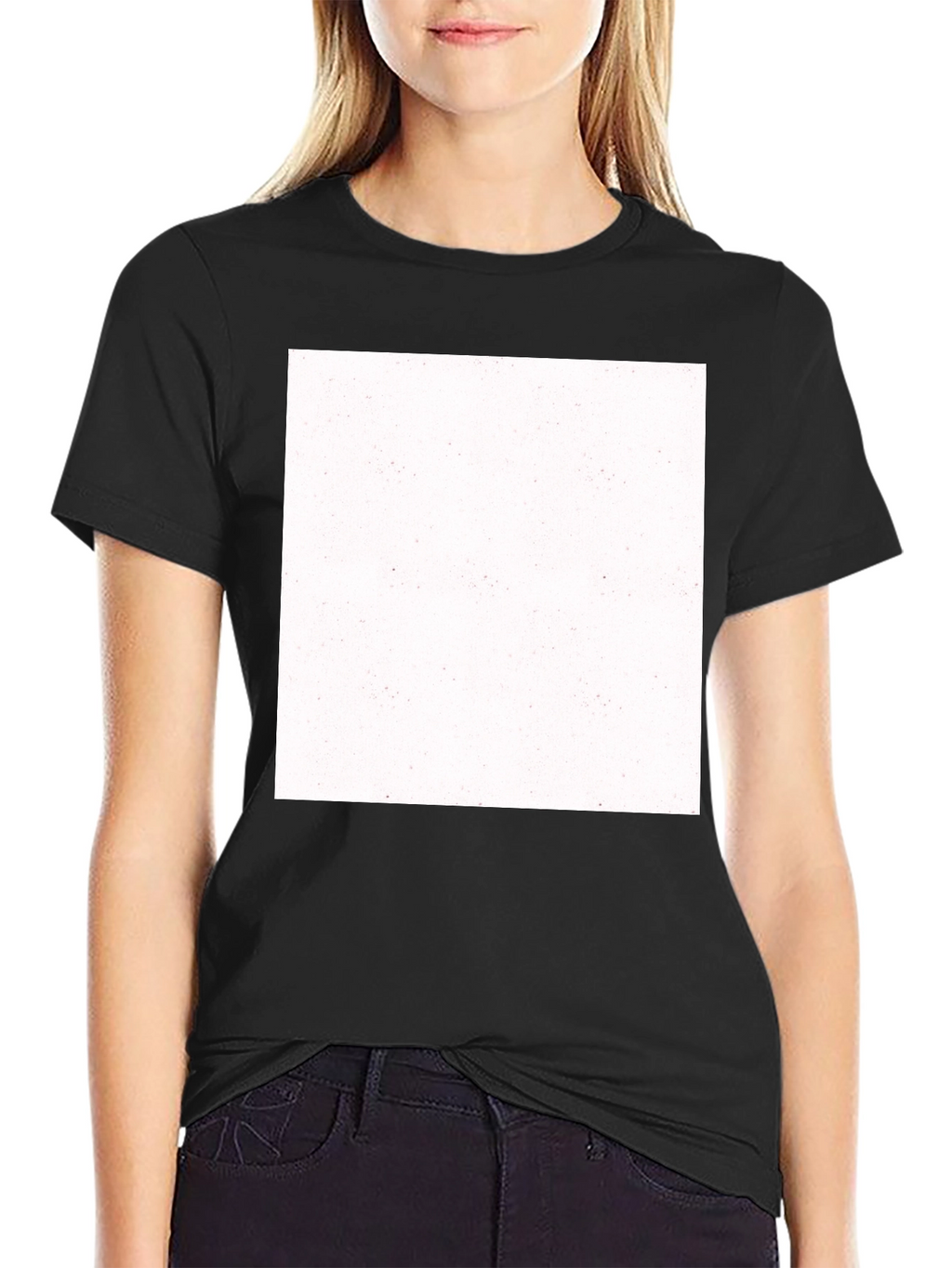 Blank Canvas Black T-Shirt - Customizable Style