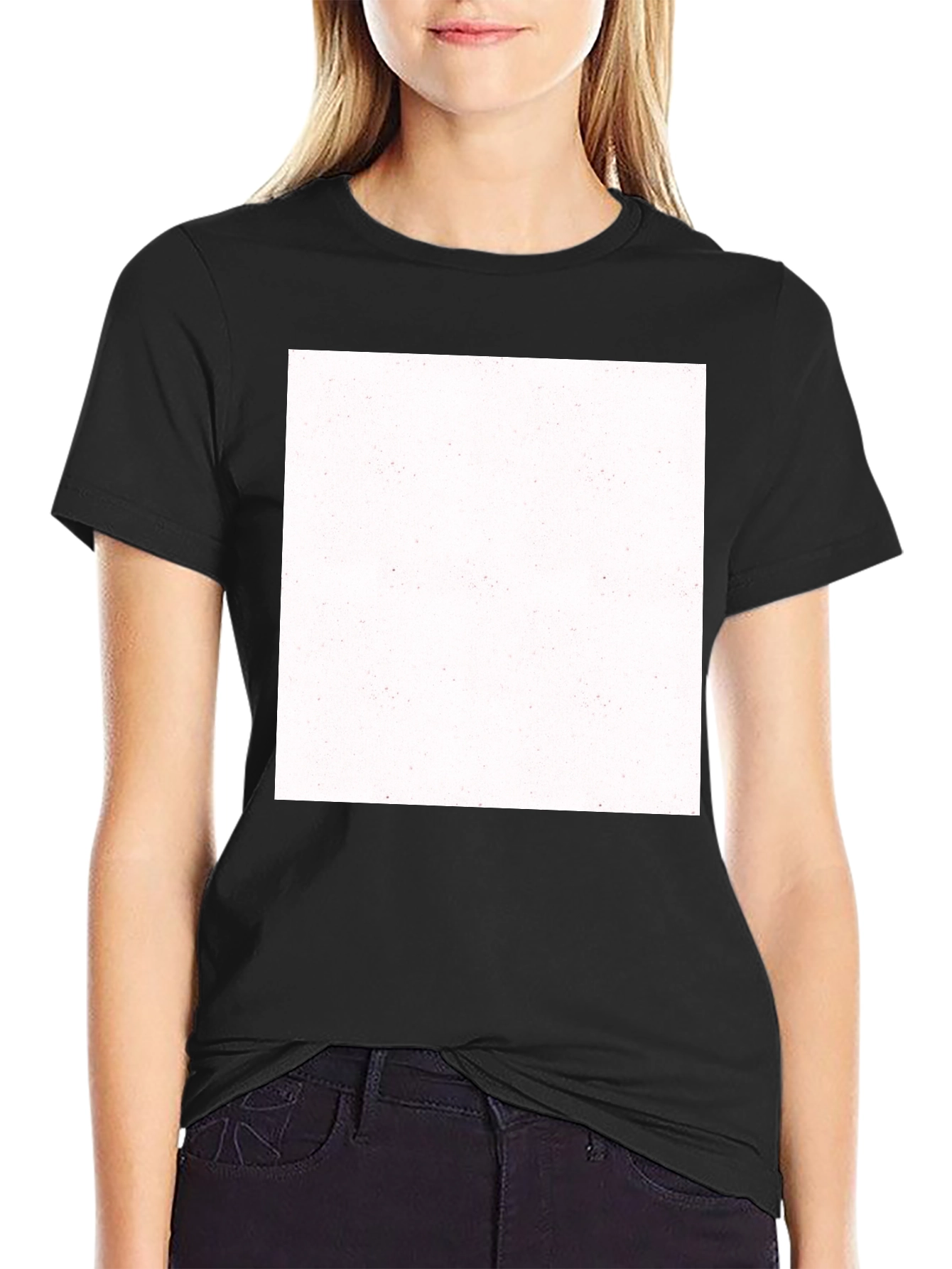 Blank Canvas Black T-Shirt - Customizable Style