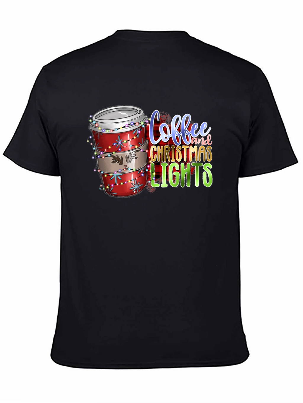 Coffee and Christmas Lights T-Shirt