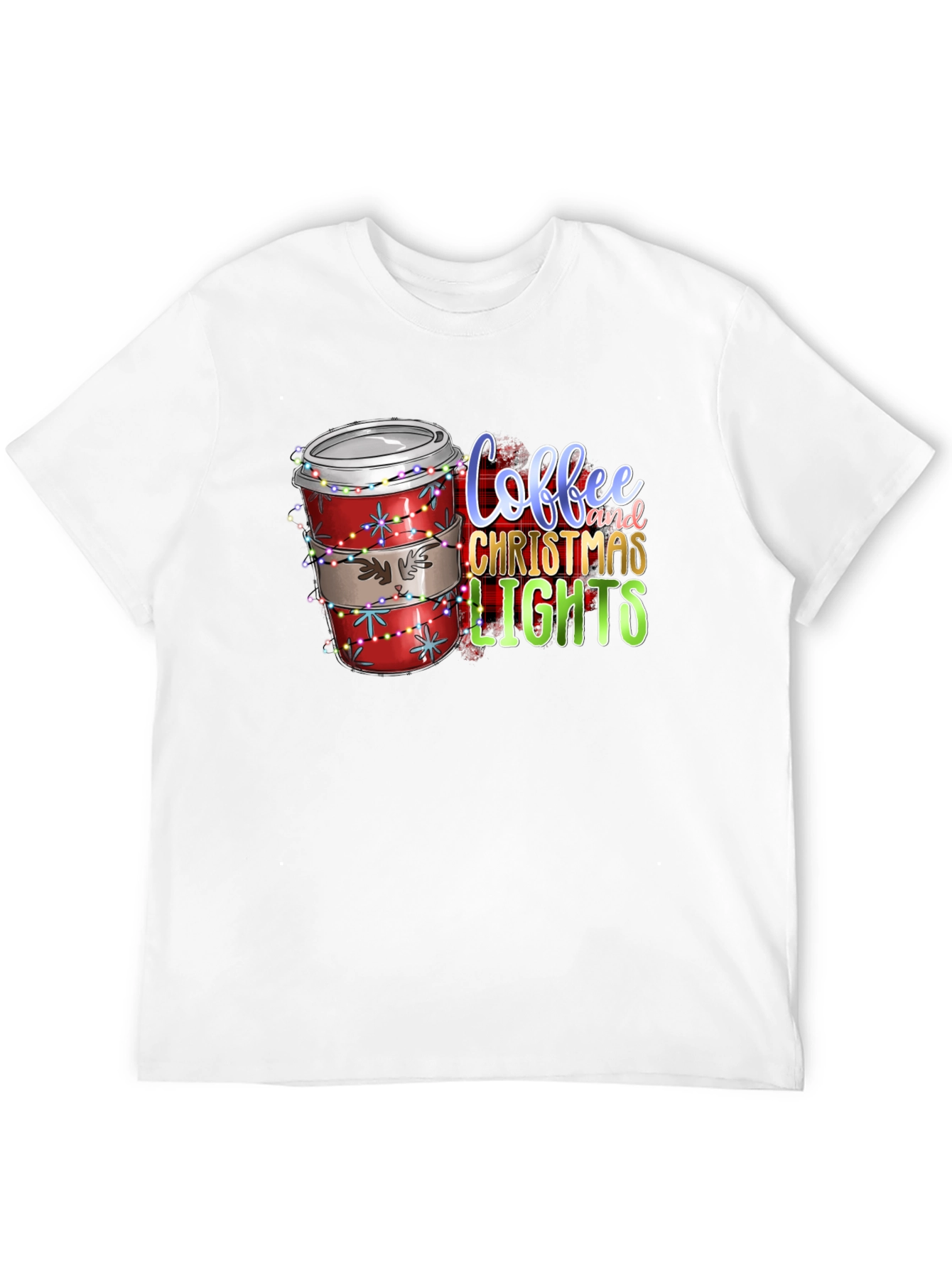 Coffee and Christmas Lights T-Shirt
