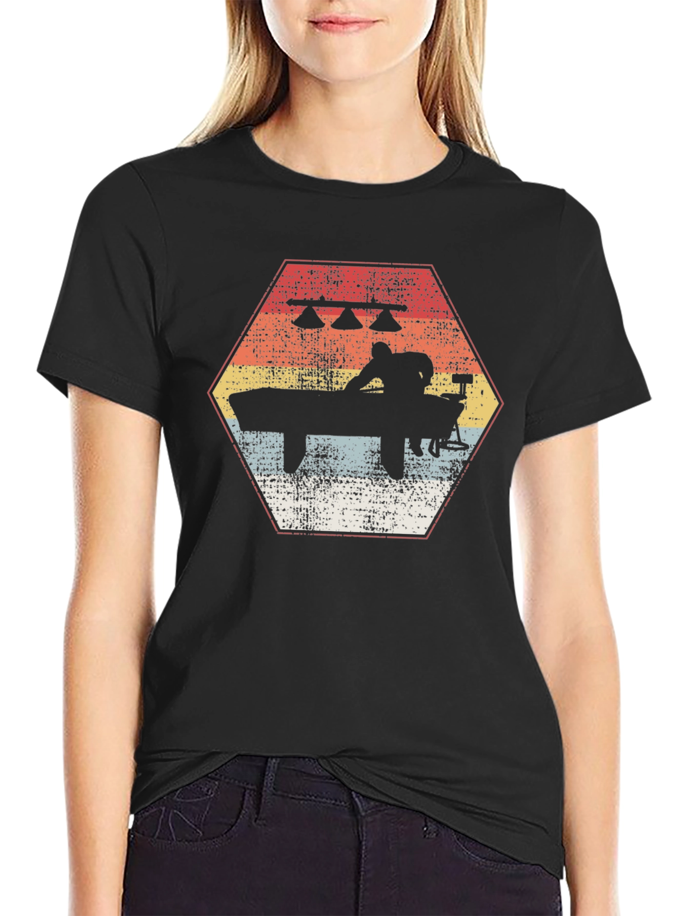 Vintage Billiards T-Shirt - Retro Pool Player Tee