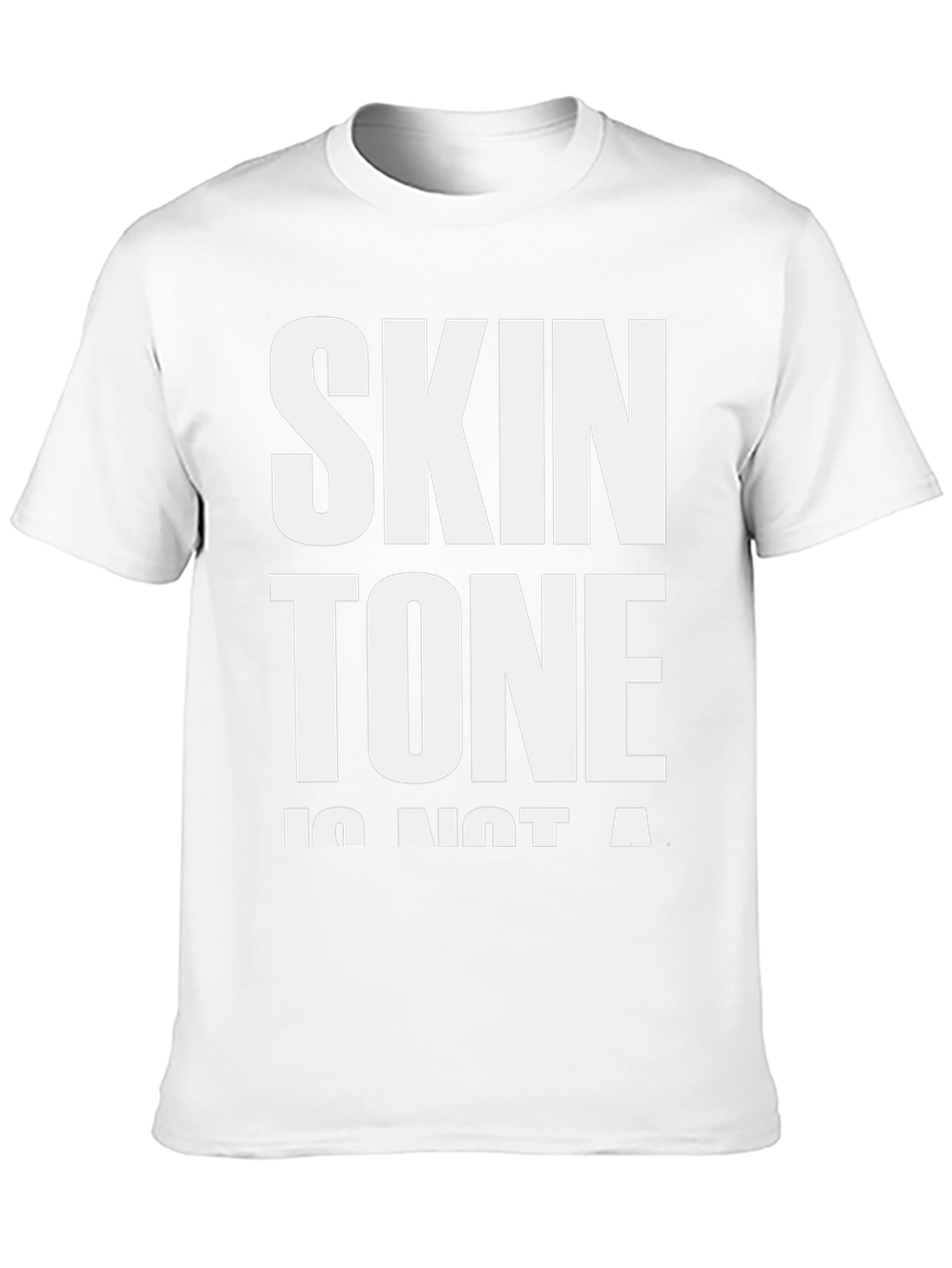 Skin Tone is Not a Crime T-Shirt - Black