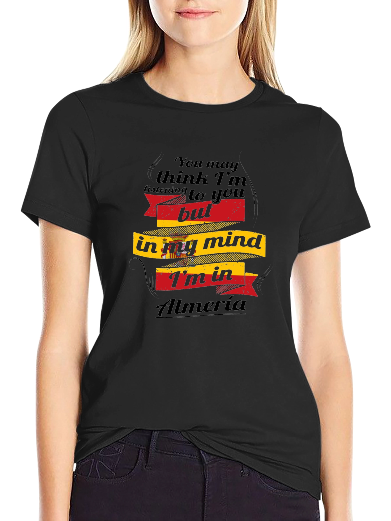 Almeria Mind T-Shirt Spain Travel Vacation Souvenir Tee