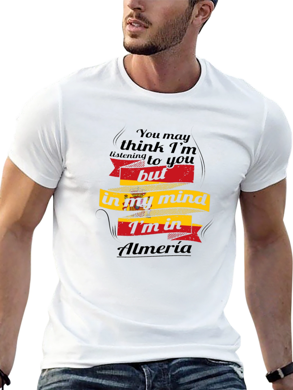 Almeria Mind T-Shirt Spain Travel Vacation Souvenir Tee