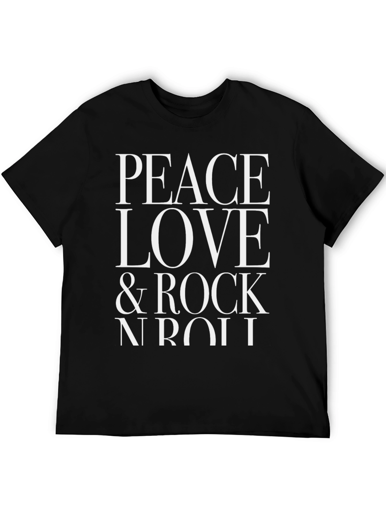 Peace Love & Rock N Roll Graphic Tee