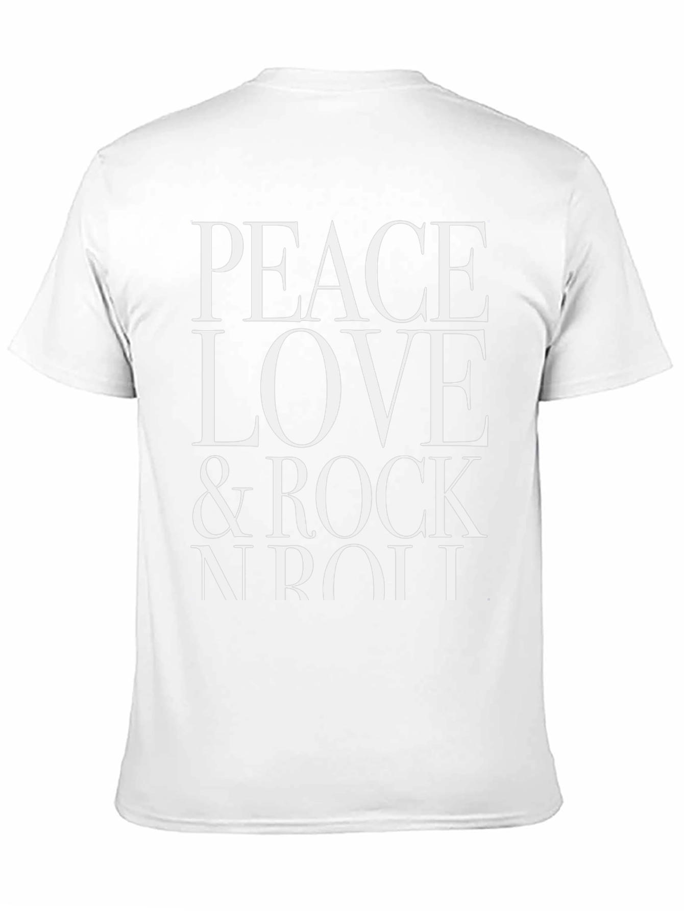 Peace Love & Rock N Roll Graphic Tee