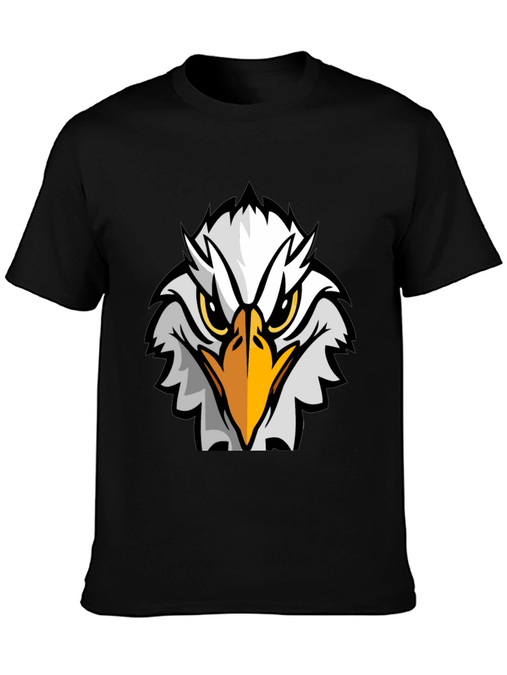 Eagle Graphic Black T-Shirt - Bold Design