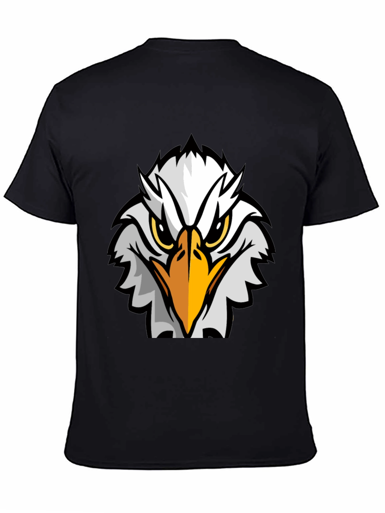 Eagle Graphic Black T-Shirt - Bold Design