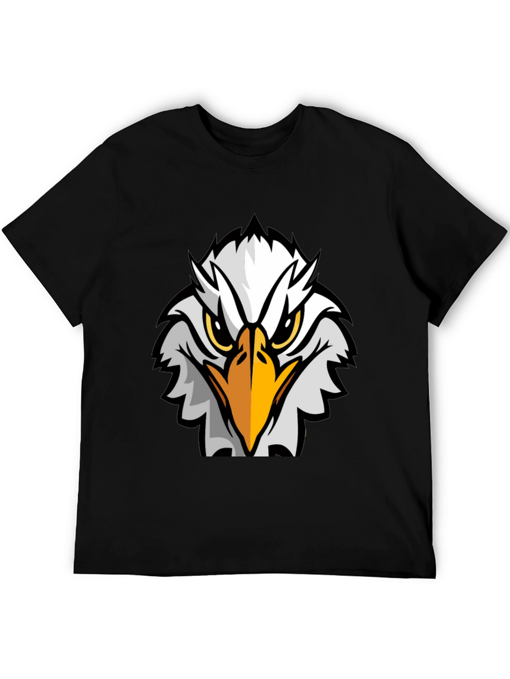 Eagle Graphic Black T-Shirt - Bold Design