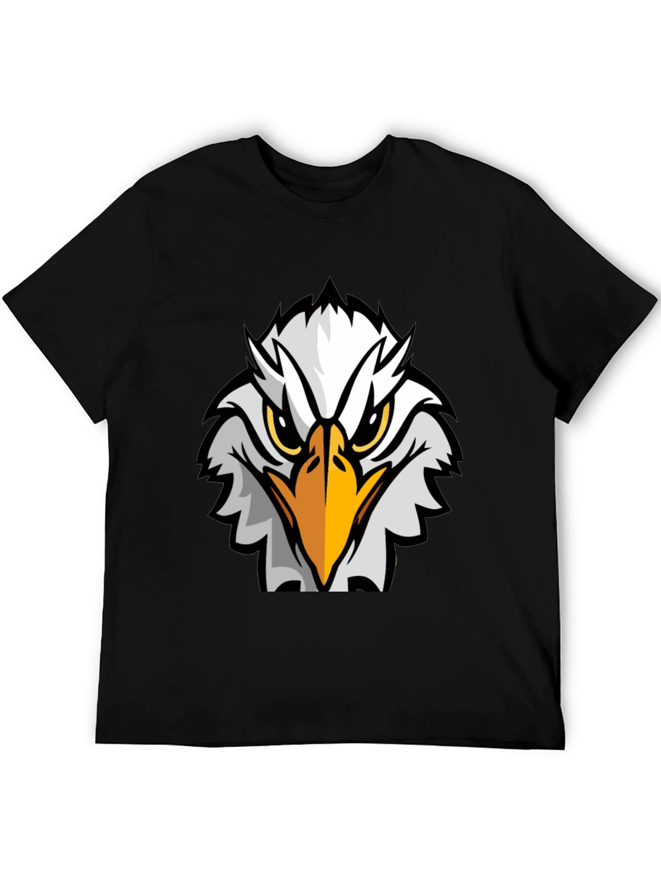 Eagle Graphic Black T-Shirt - Bold Design