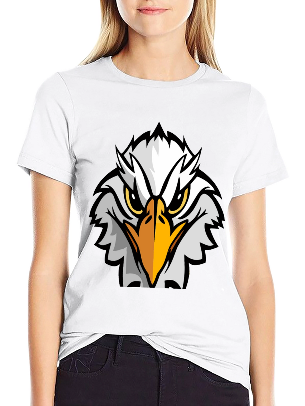 Eagle Graphic Black T-Shirt - Bold Design