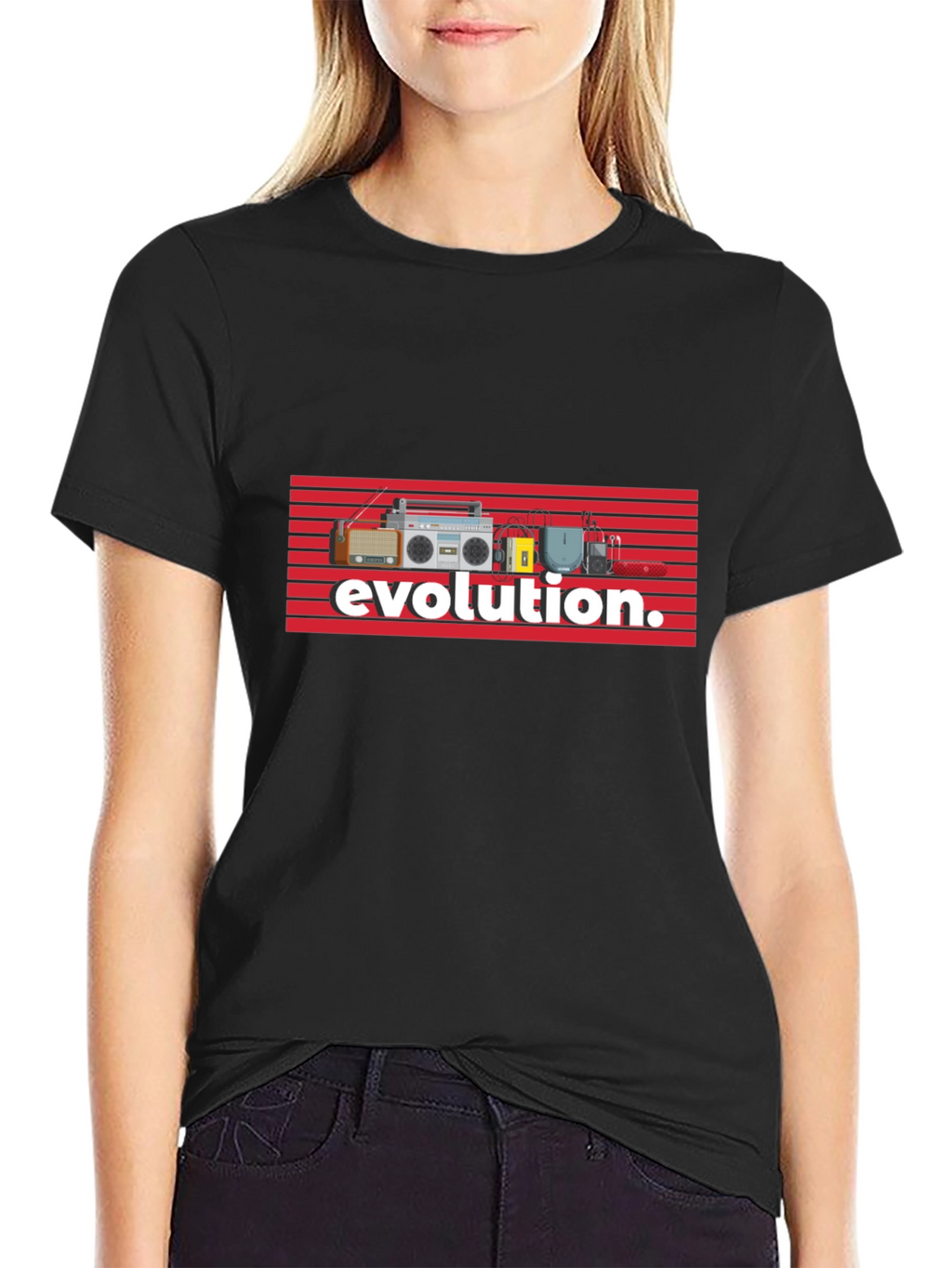 Evolution of Music Tee