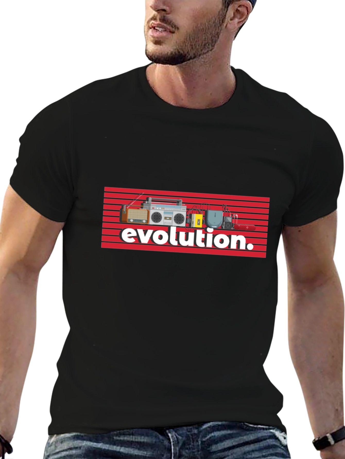 Evolution of Music Tee