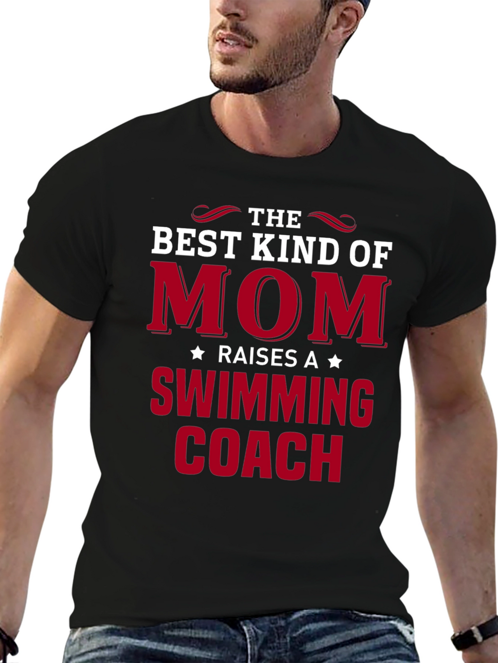 Best Kind of Mom - Swimming Coach T-Shirt