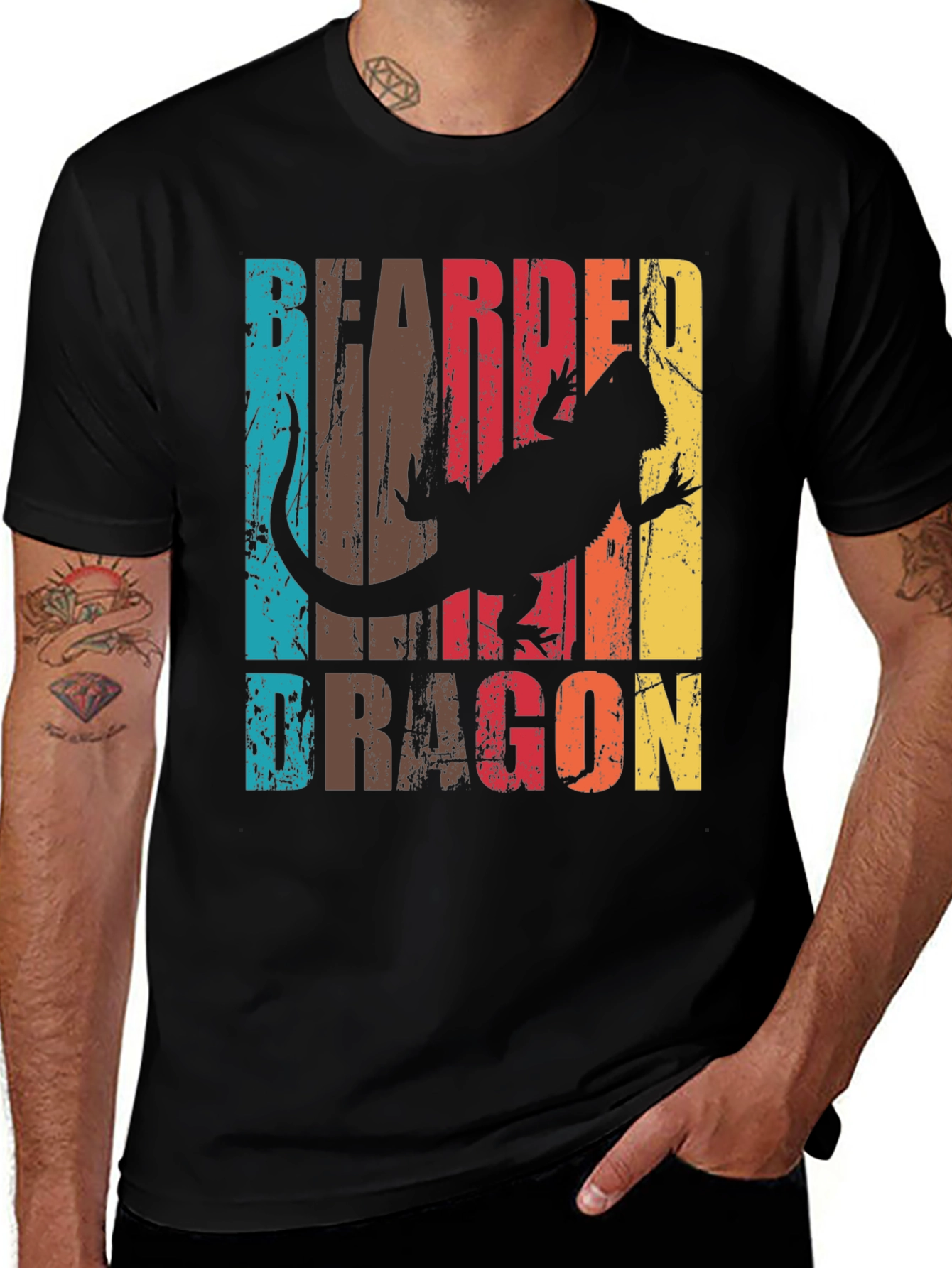 Bearded Dragon T-Shirt Vintage Reptile Lover Tee