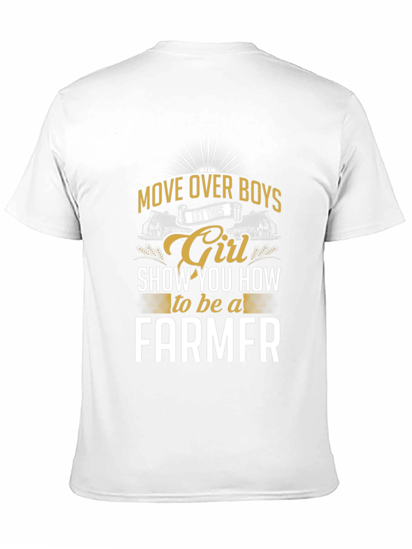 Girl Farmer Graphic Tee - Move Over Boys