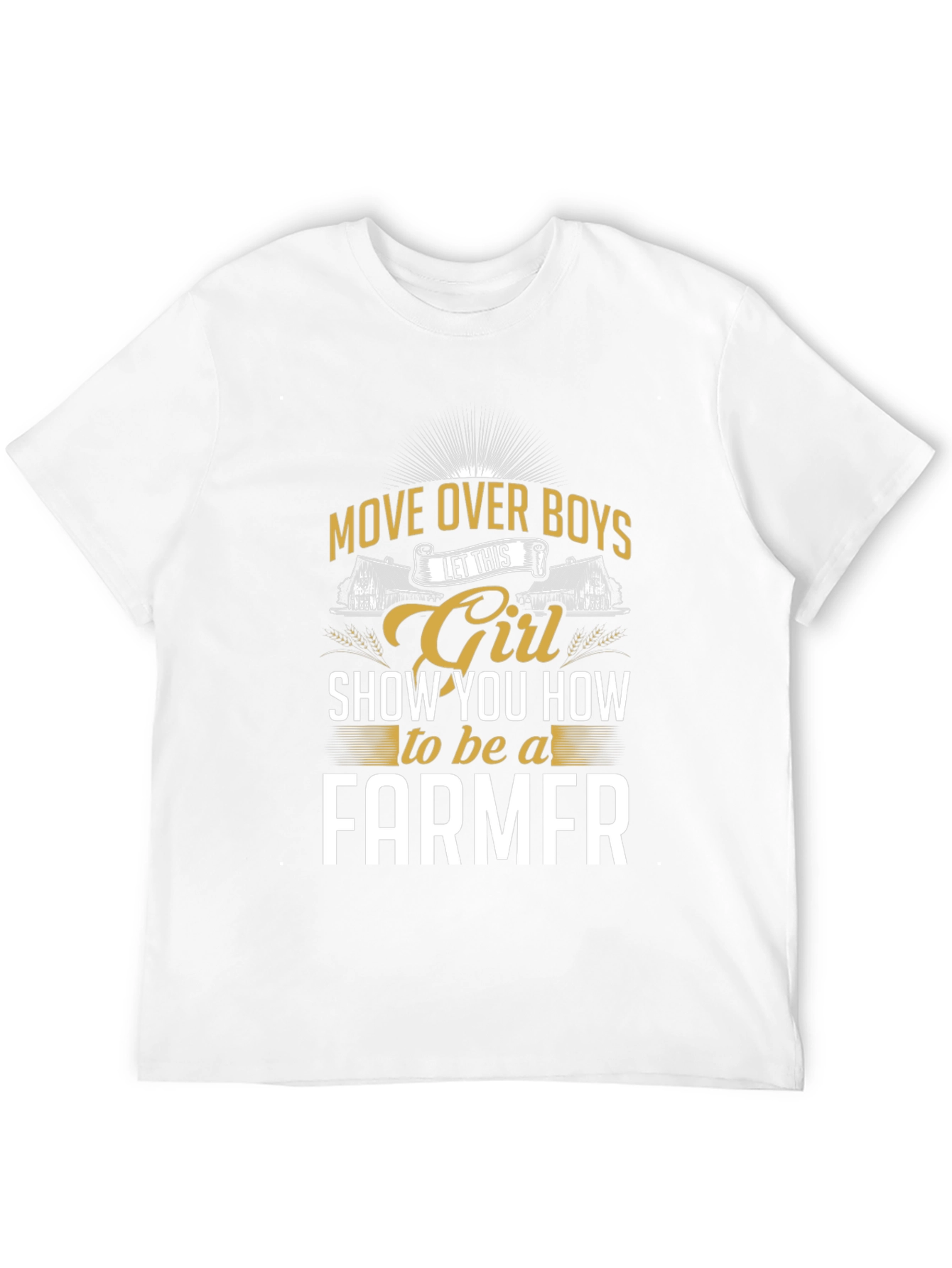 Girl Farmer Graphic Tee - Move Over Boys