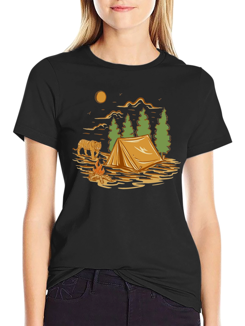 Camping Adventure Graphic T-Shirt
