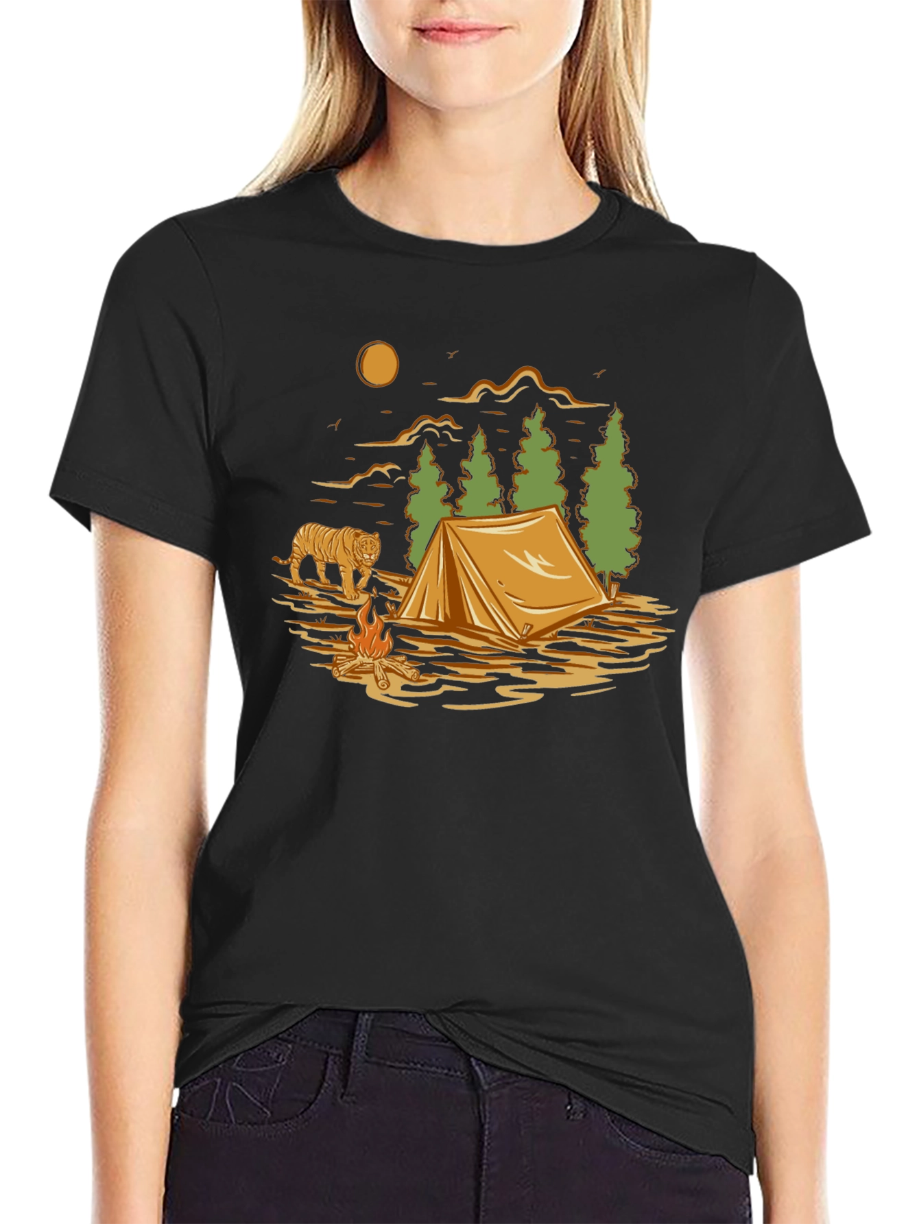Camping Adventure Graphic T-Shirt