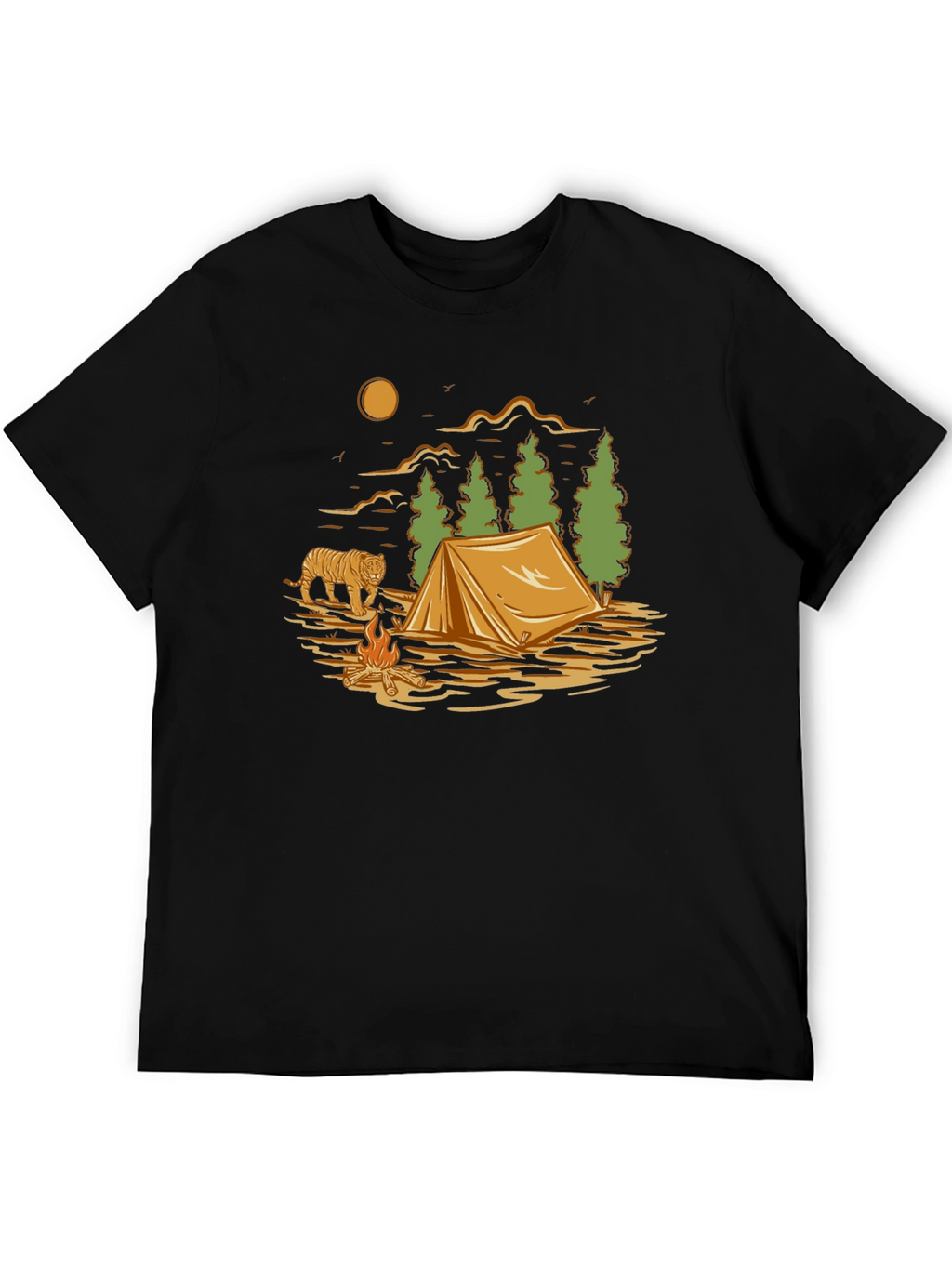 Camping Adventure Graphic T-Shirt
