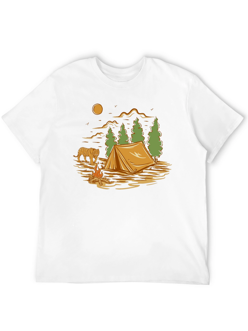 Camping Adventure Graphic T-Shirt