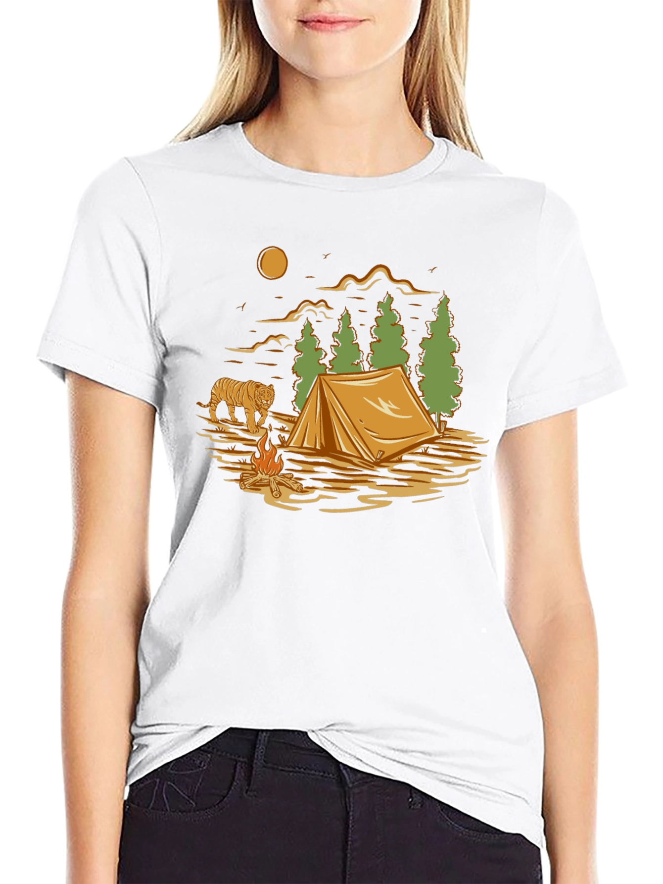 Camping Adventure Graphic T-Shirt